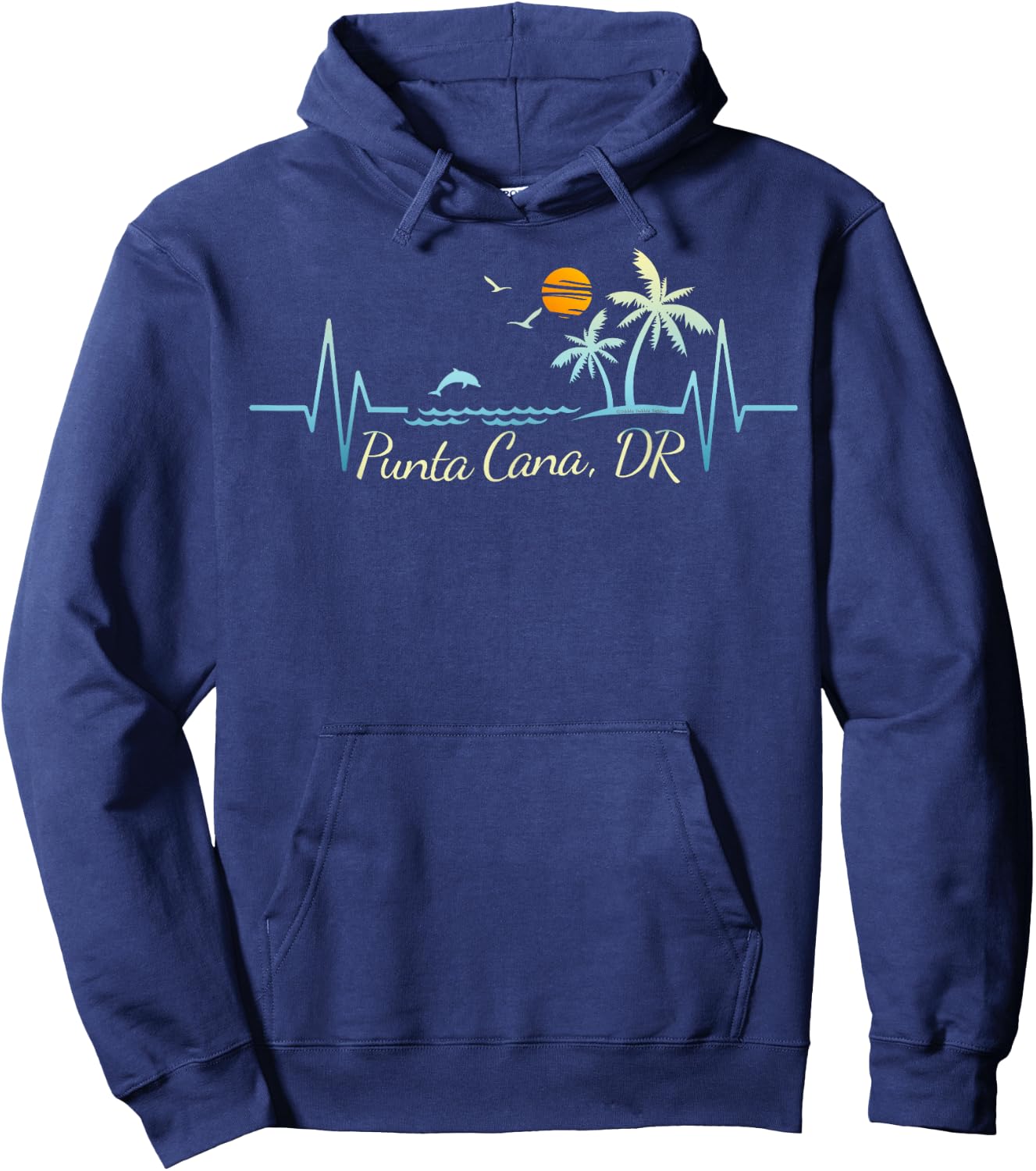 Punta Cana DR Souvenir Spring Break Punta Cana Hoodie - Hoodie | Navy