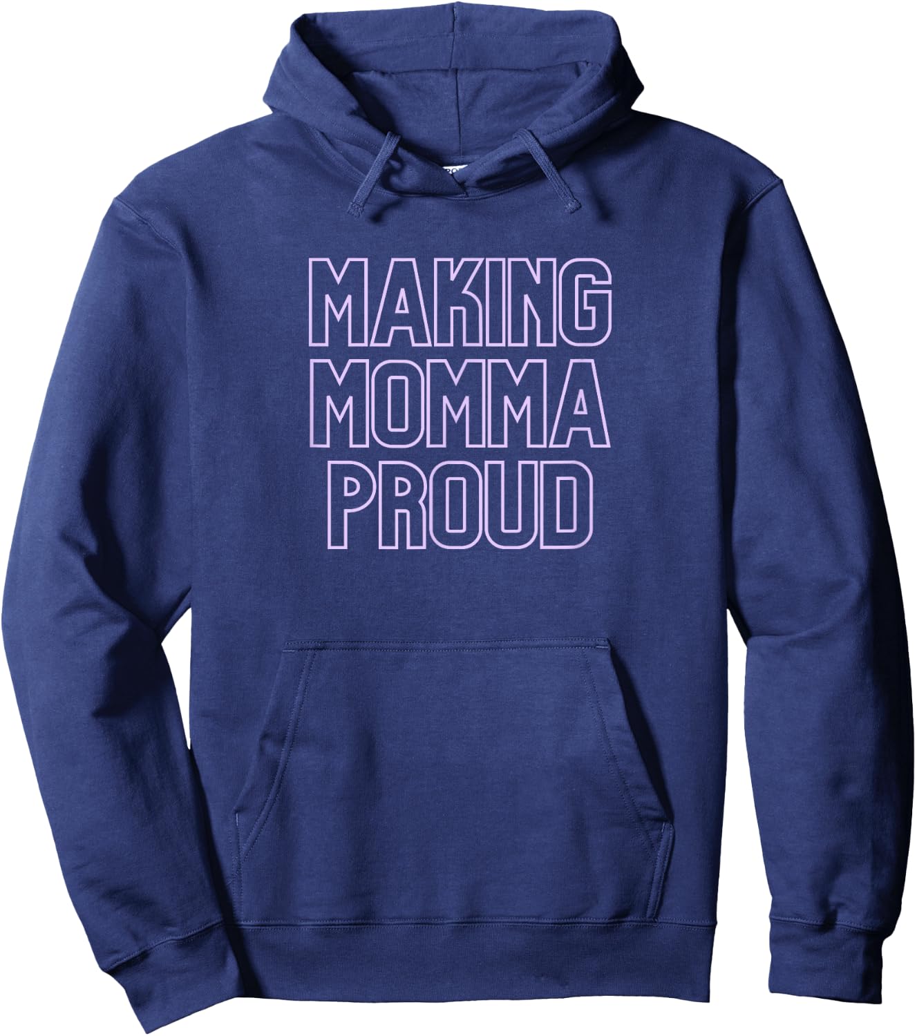 Gym Pump Cover Making Momma Proud Muscle Mommy Hoodie - Hoodie | Navy