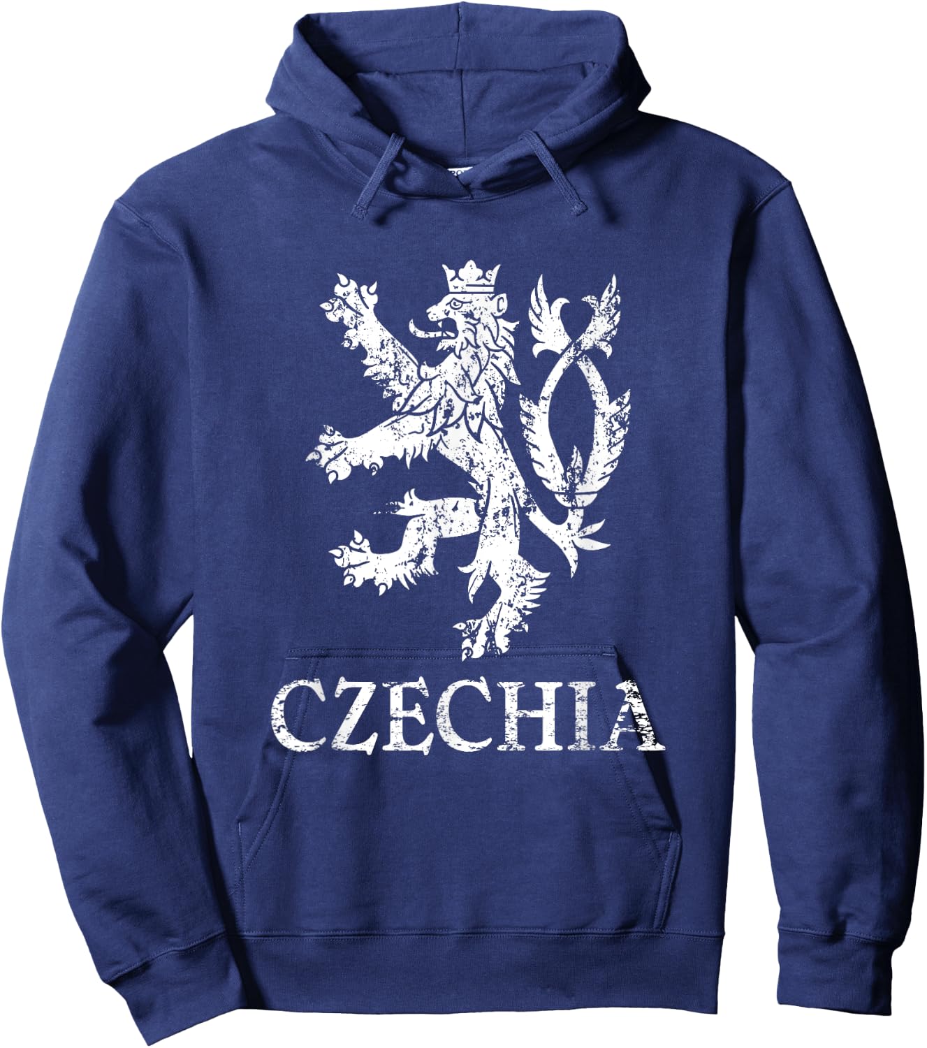 Cesko Czechia Lion Symbol Czech Republic Pride Hoodie - Hoodie | Navy