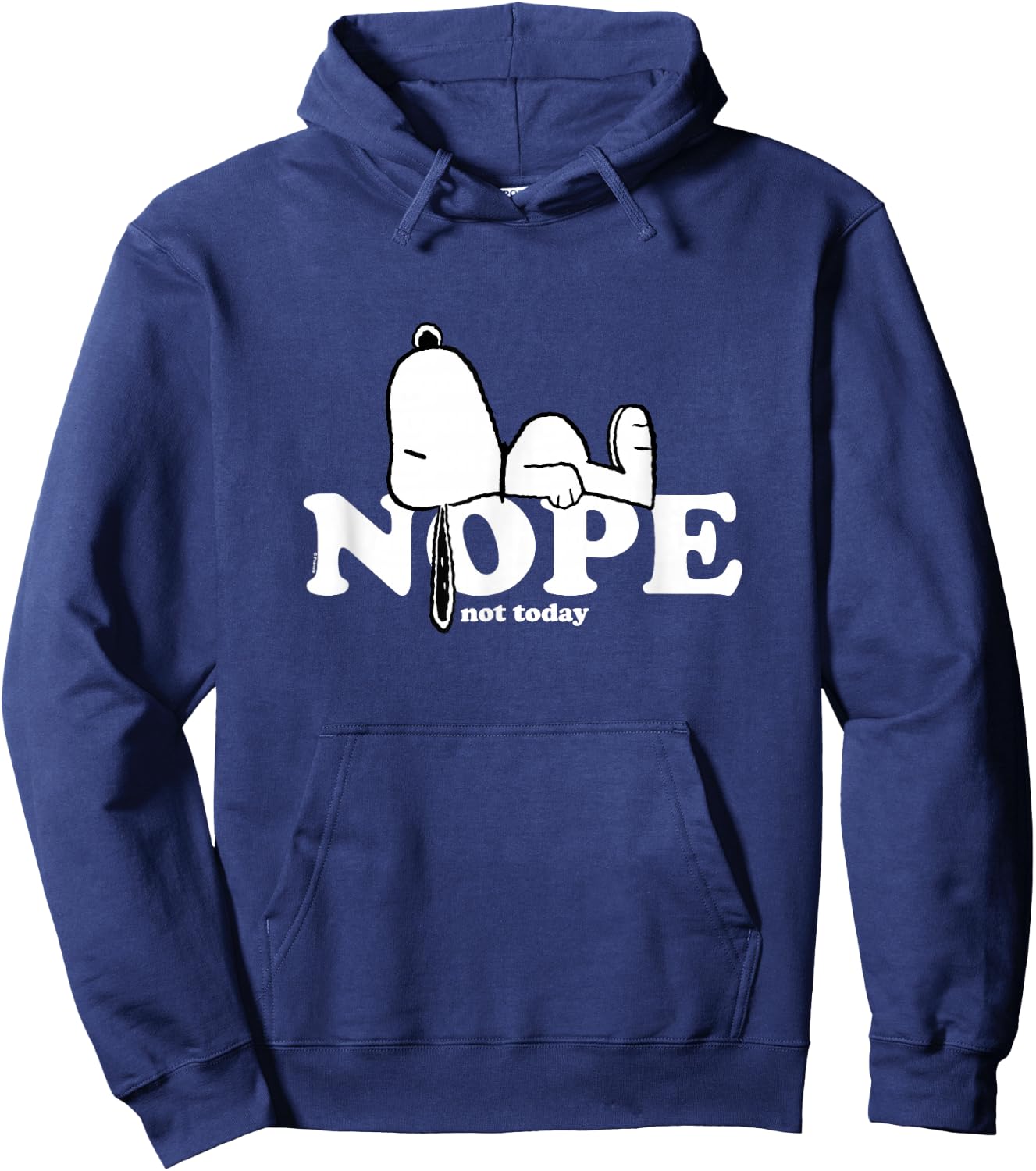 Snoopy Nope Hoodie - Hoodie | Navy