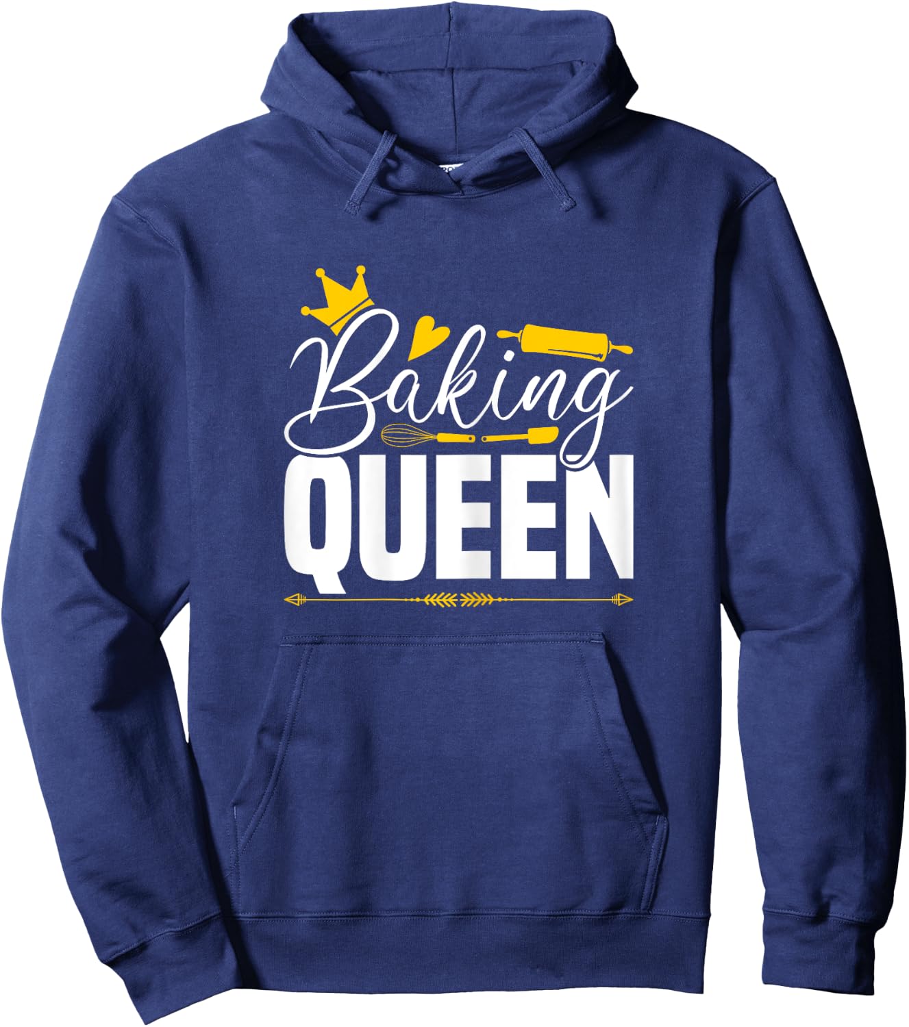 Baking Queen Baker Confectioner Baking Utensils Hoodie - Hoodie | Navy