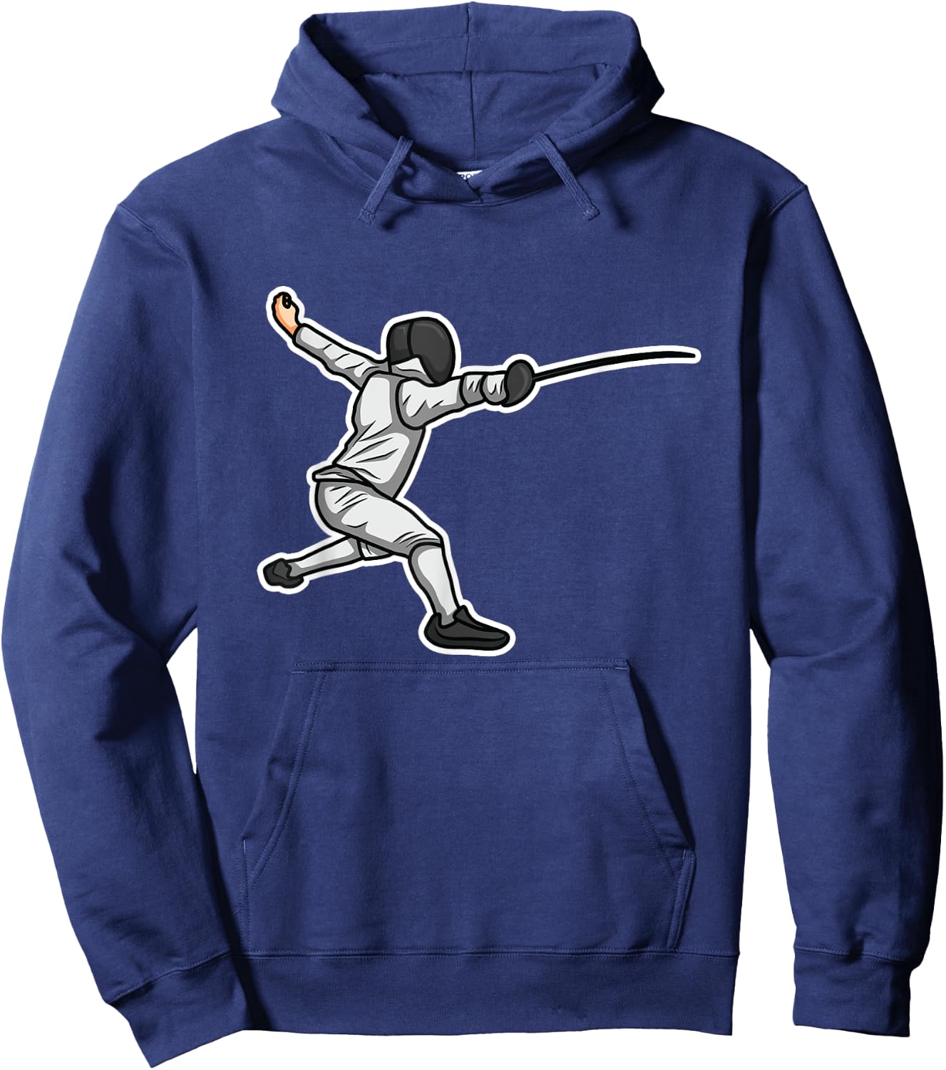 Little Fencer Fencing Lover Épée Hoodie - Hoodie | Navy