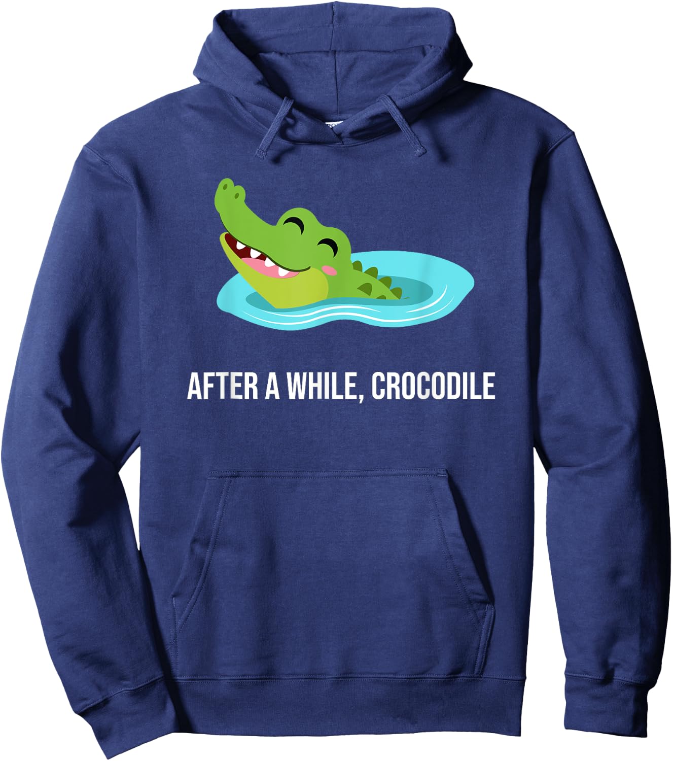 After A While Crocodile Hoodie - Hoodie | Navy
