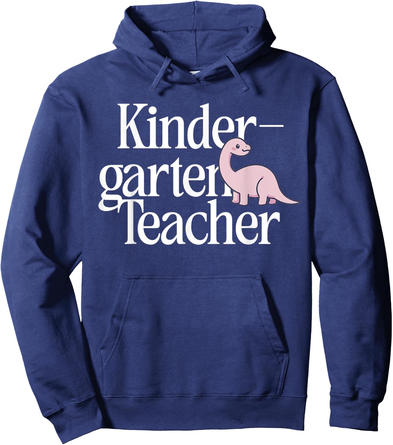 Kindergarten Teacher Dinosaur Back To School Hoodie - Hoodie | Navy