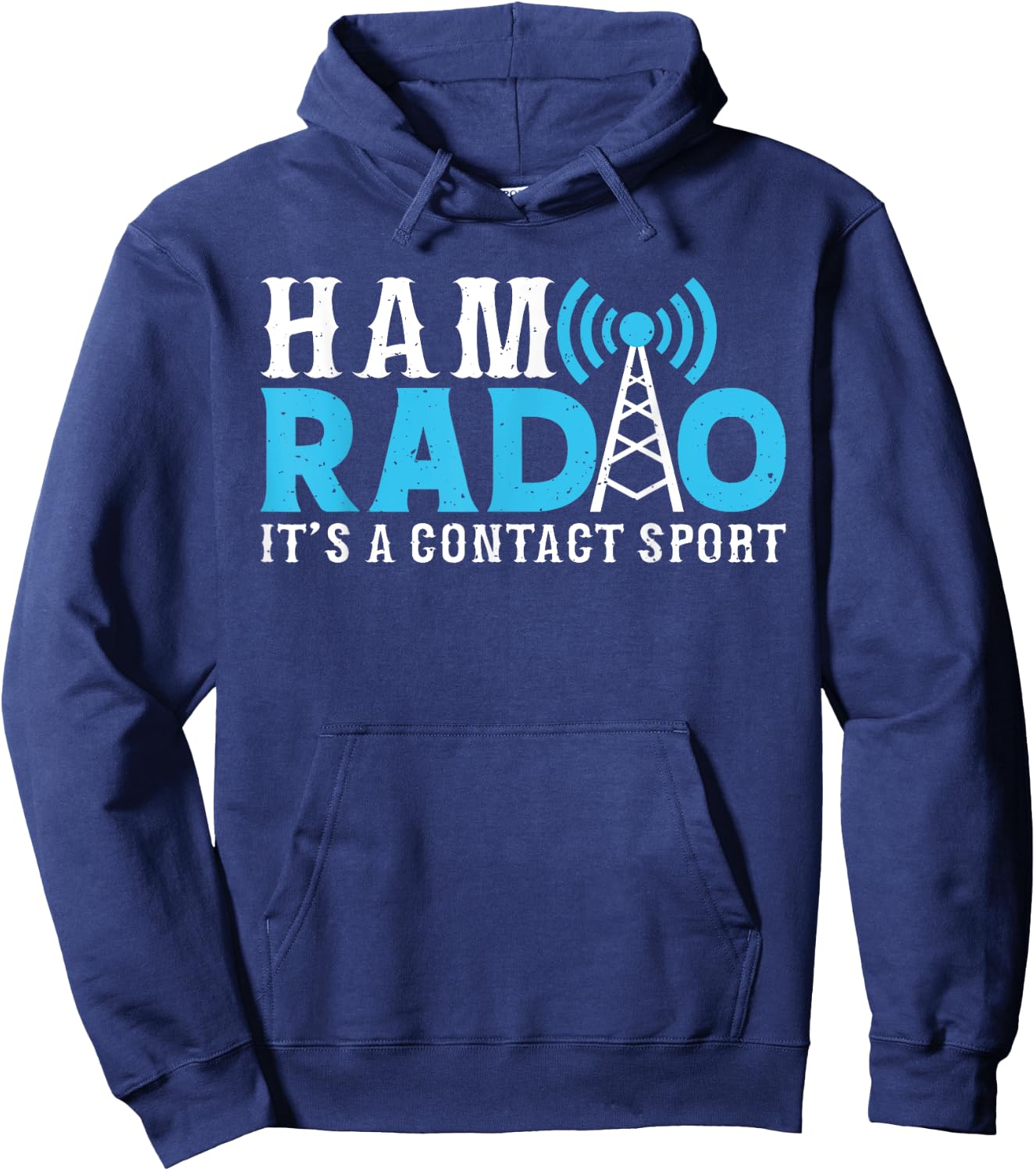 Ham Radio Its A Contact Sport Funny Ham Radio Hoodie - Hoodie | Navy