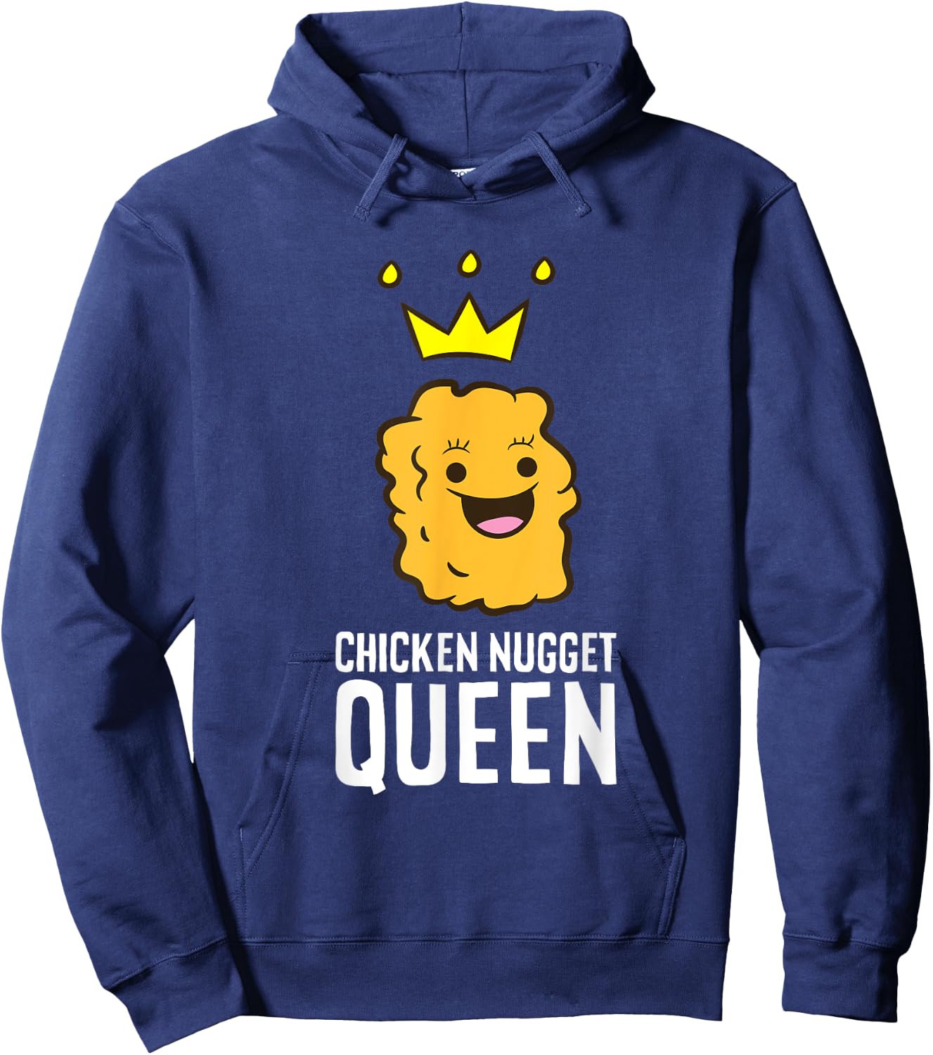 Chicken Nugget Queen Hoodie - Hoodie | Navy