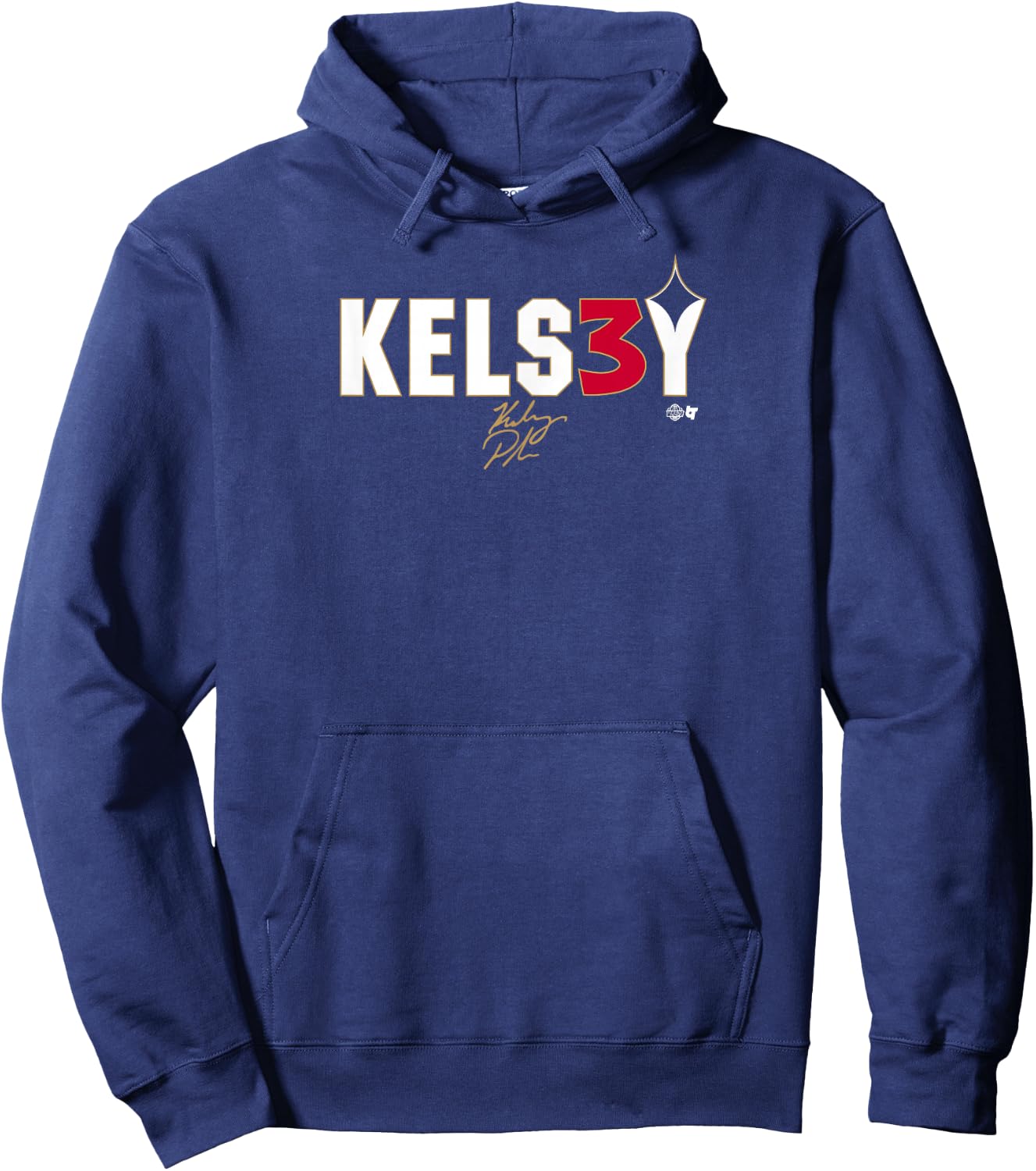 Kelsey Plum: KELS3Y - Las Vegas Basketball Hoodie - Hoodie | Navy