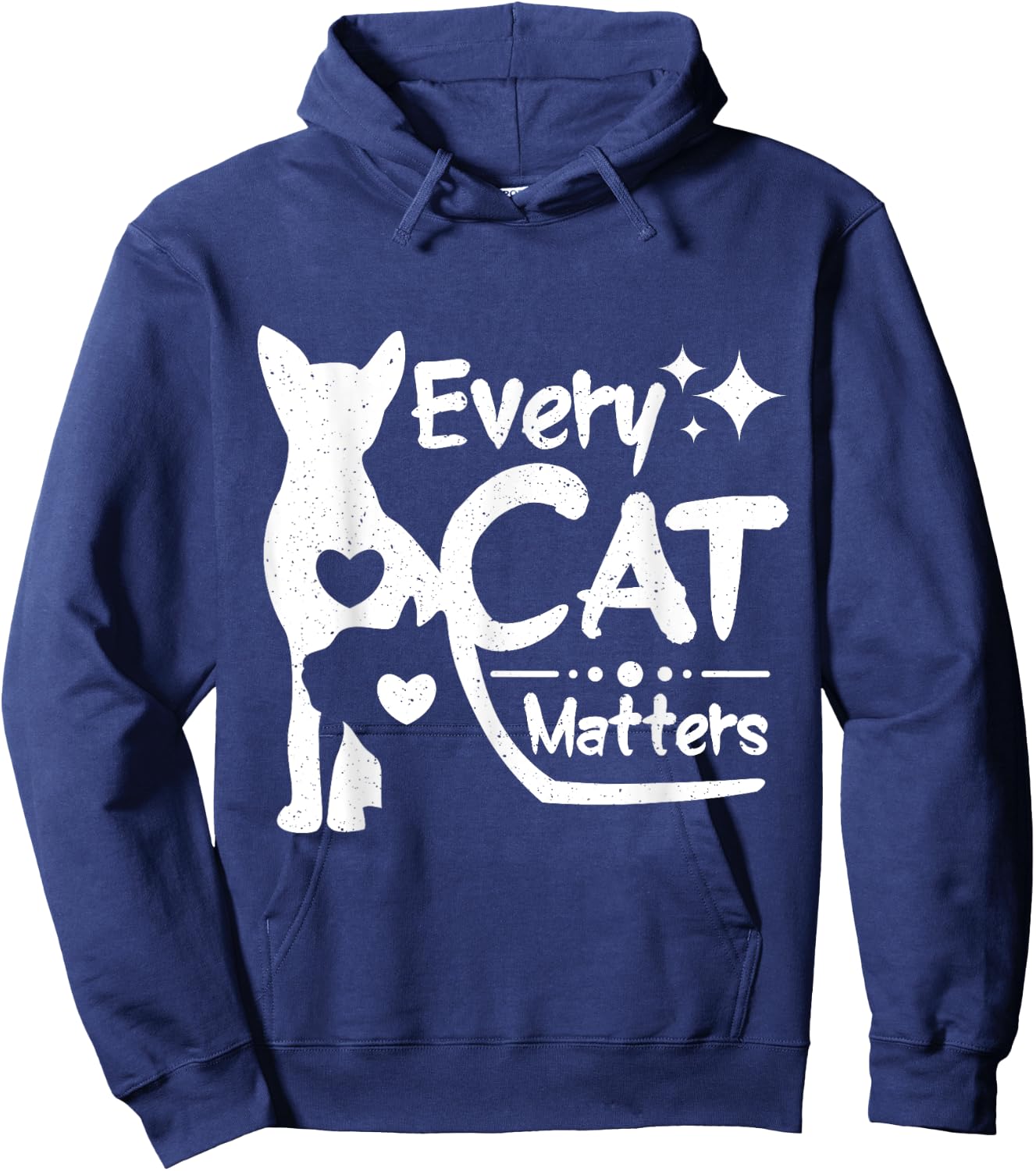 Cat rescue Every cat matters Women Girls Kids Hoodie - Hoodie | Navy