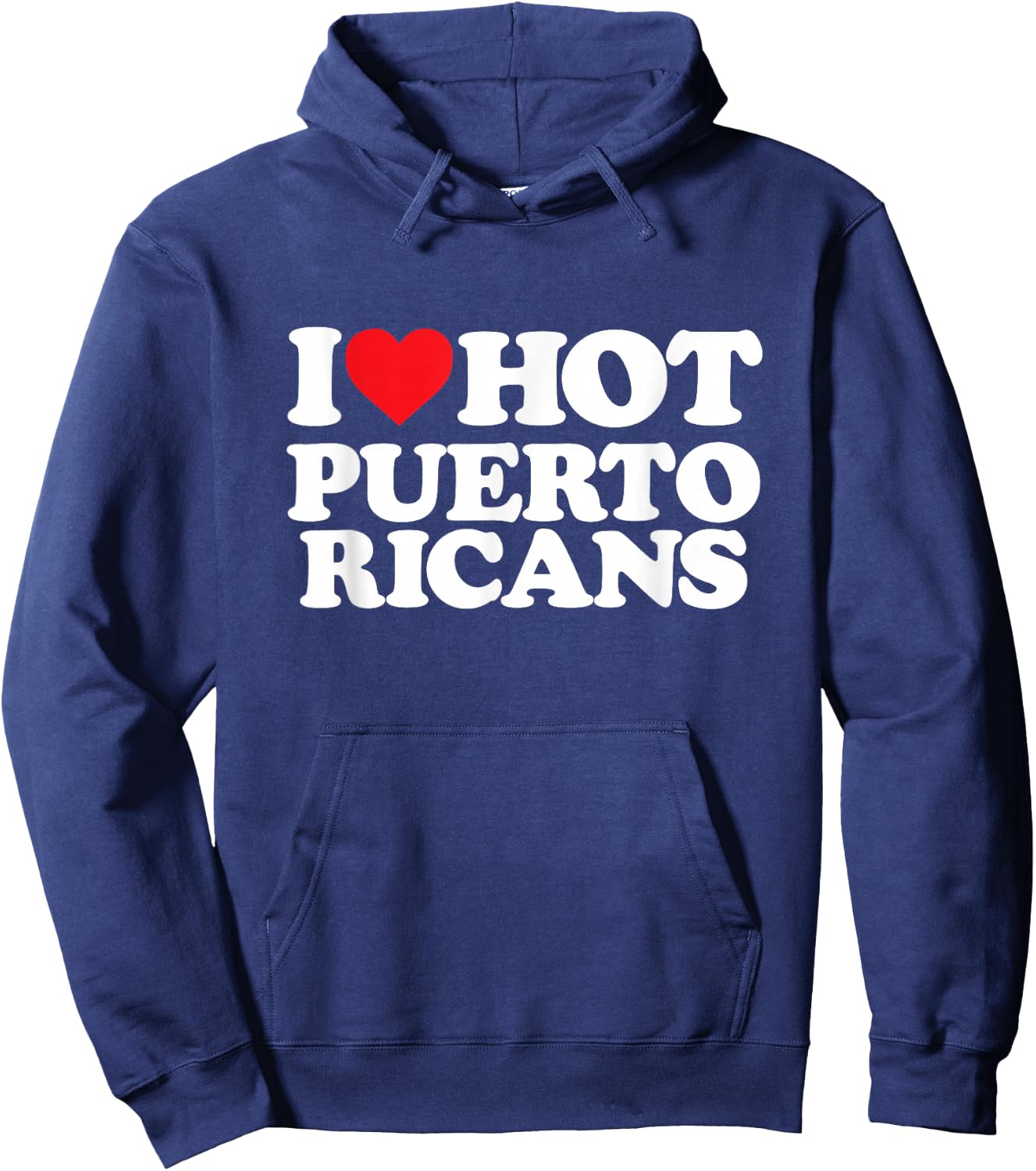 I Love Puerto Ricans - I Heart Puerto Ricans Hoodie - Hoodie | Navy