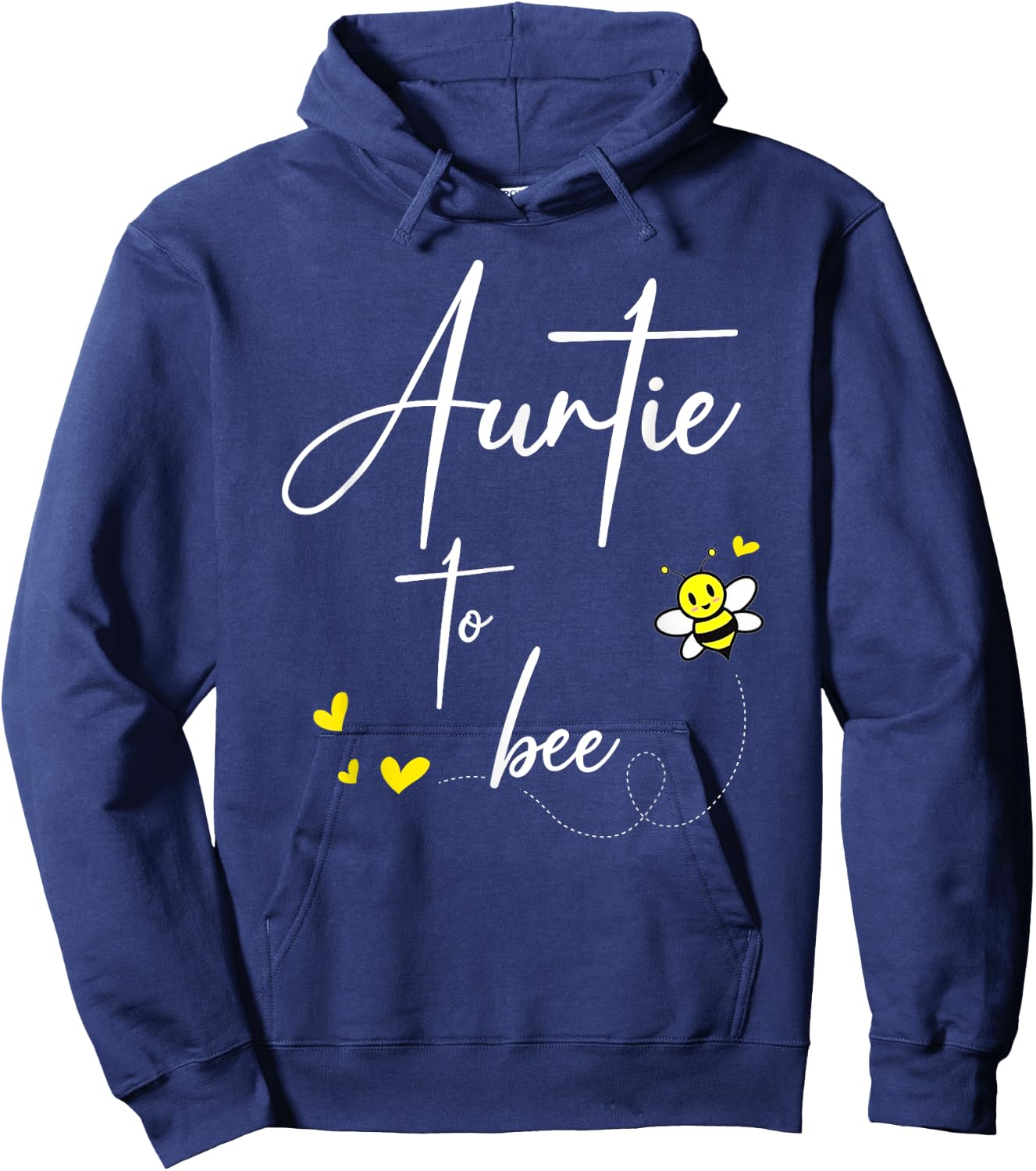 Auntie To Bee Funny Matching Family Hoodie - Hoodie | Navy