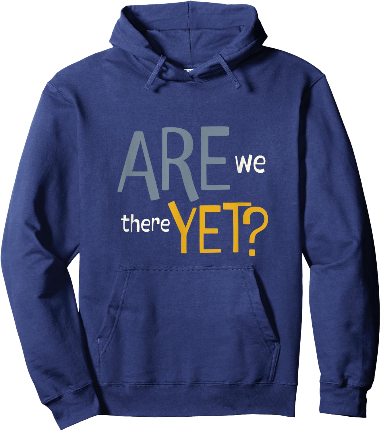 Funny Running Are We There Yet Hoodie - Hoodie | Navy