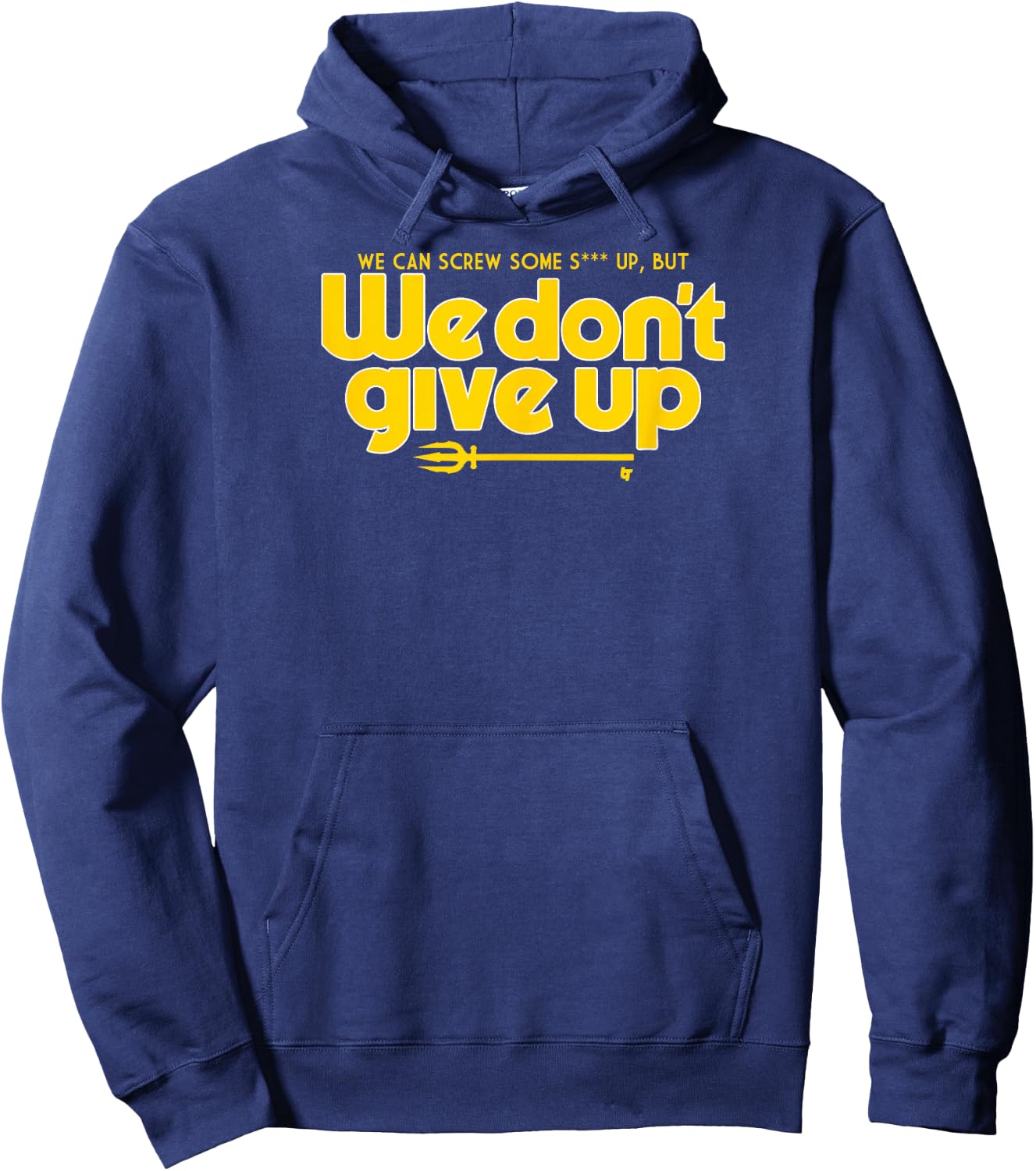 We Don't Give Up - Seattle Baseball Hoodie - Hoodie | Navy