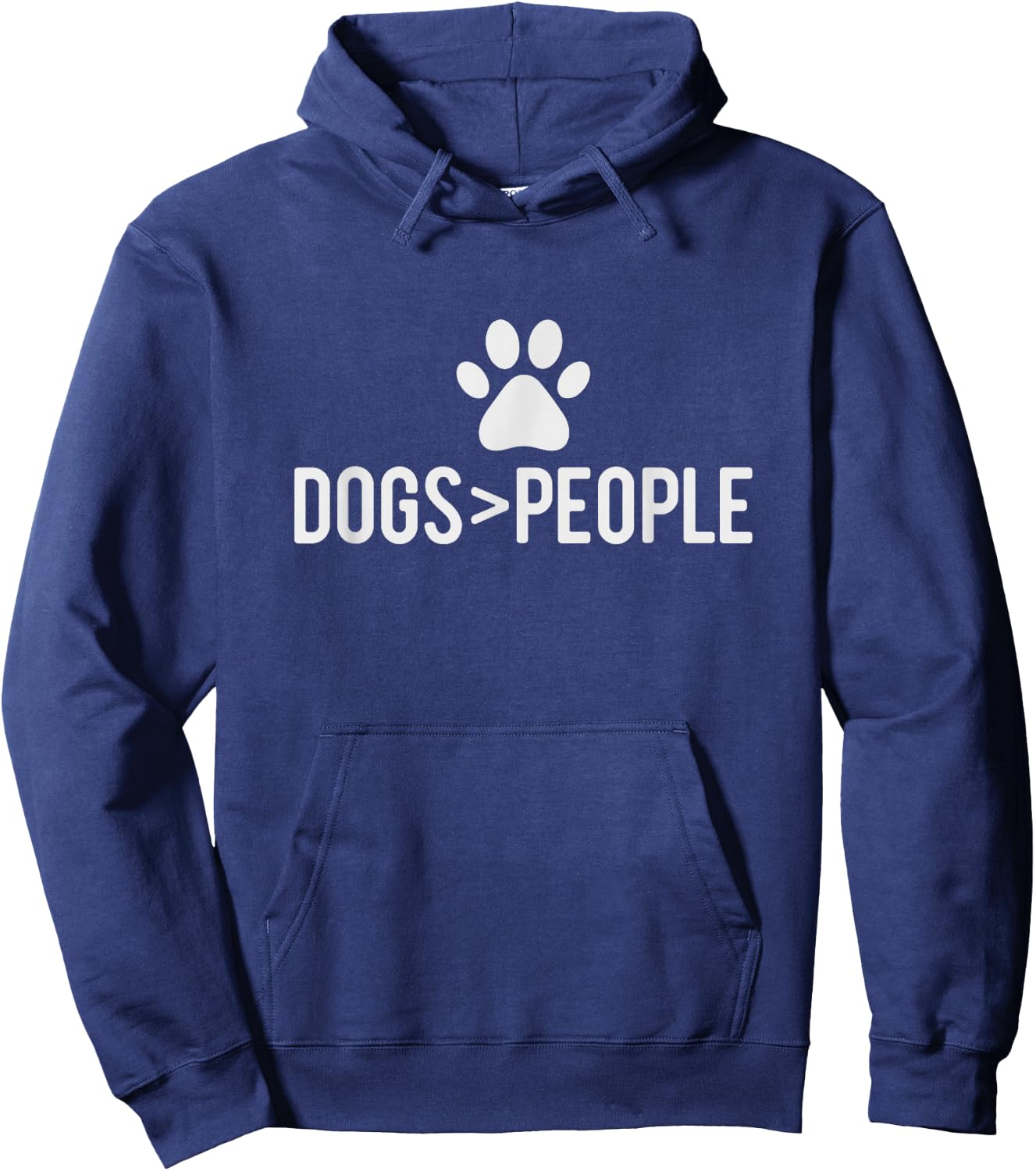 Dogs are greater than people Hoodie - Hoodie | Navy