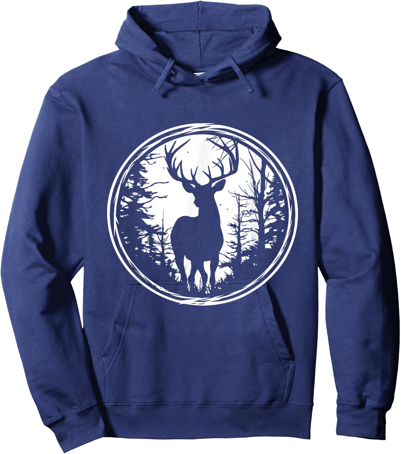 Vintage Deer Hoodie - Hoodie | Navy