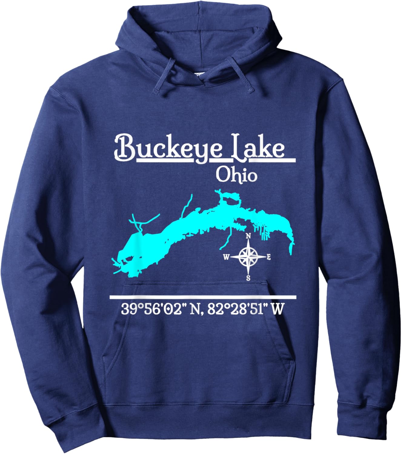 Buckeye Lake - Ohio Hoodie - Hoodie | Navy