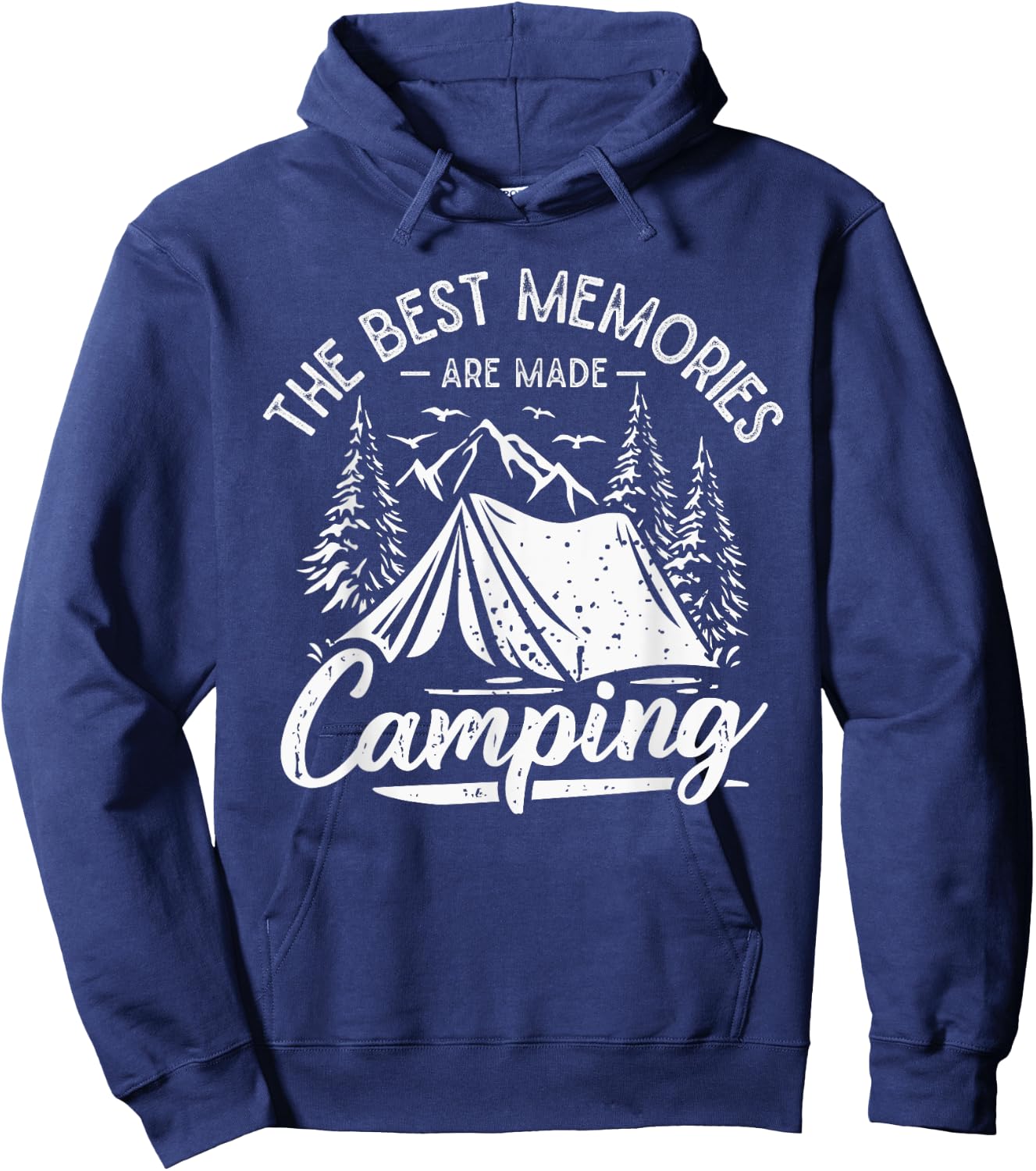 The Best Memories Are Made Camping Hoodie - Hoodie | Navy