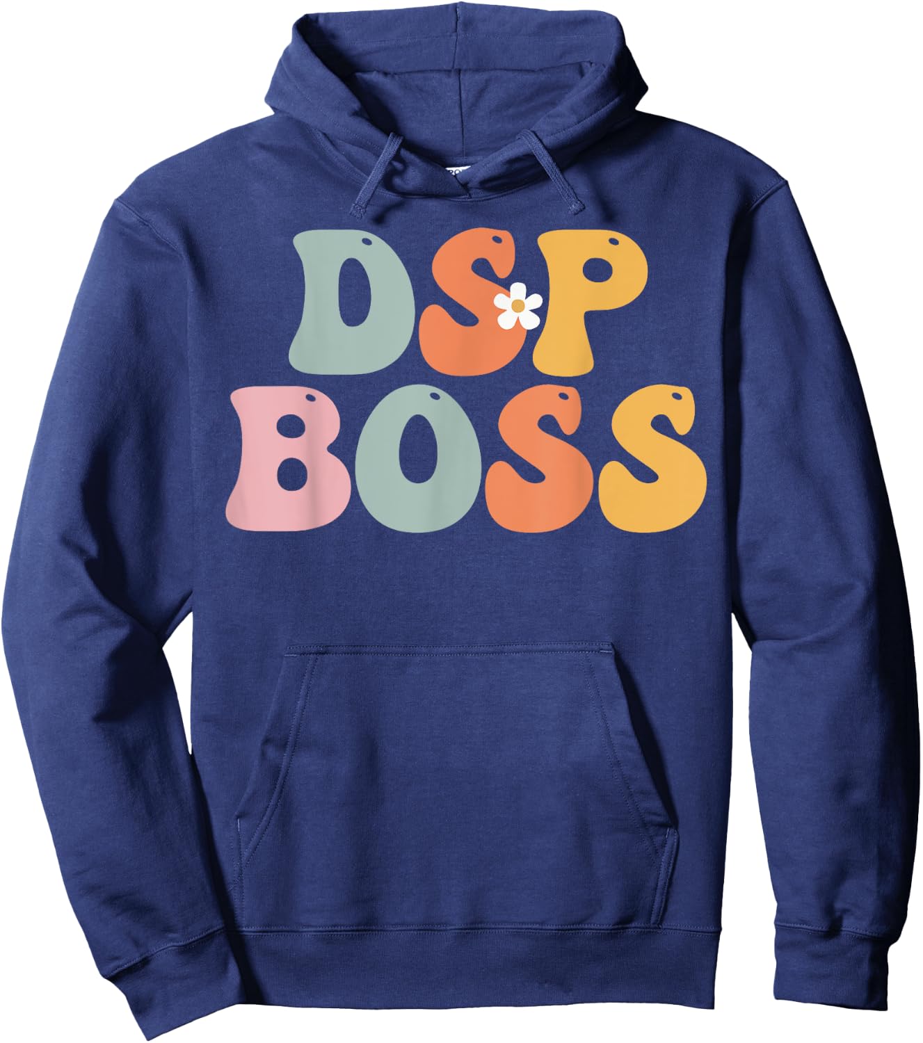 DSP Boss Week Groovy Appreciation Day For Work Hoodie - Hoodie | Navy
