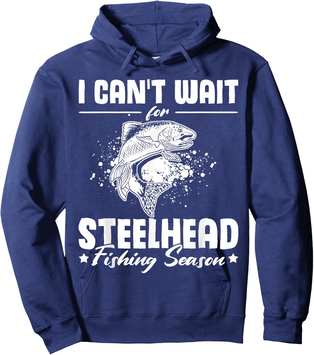 Countdown to Steelhead Fishing Season Hoodie - Hoodie | Navy