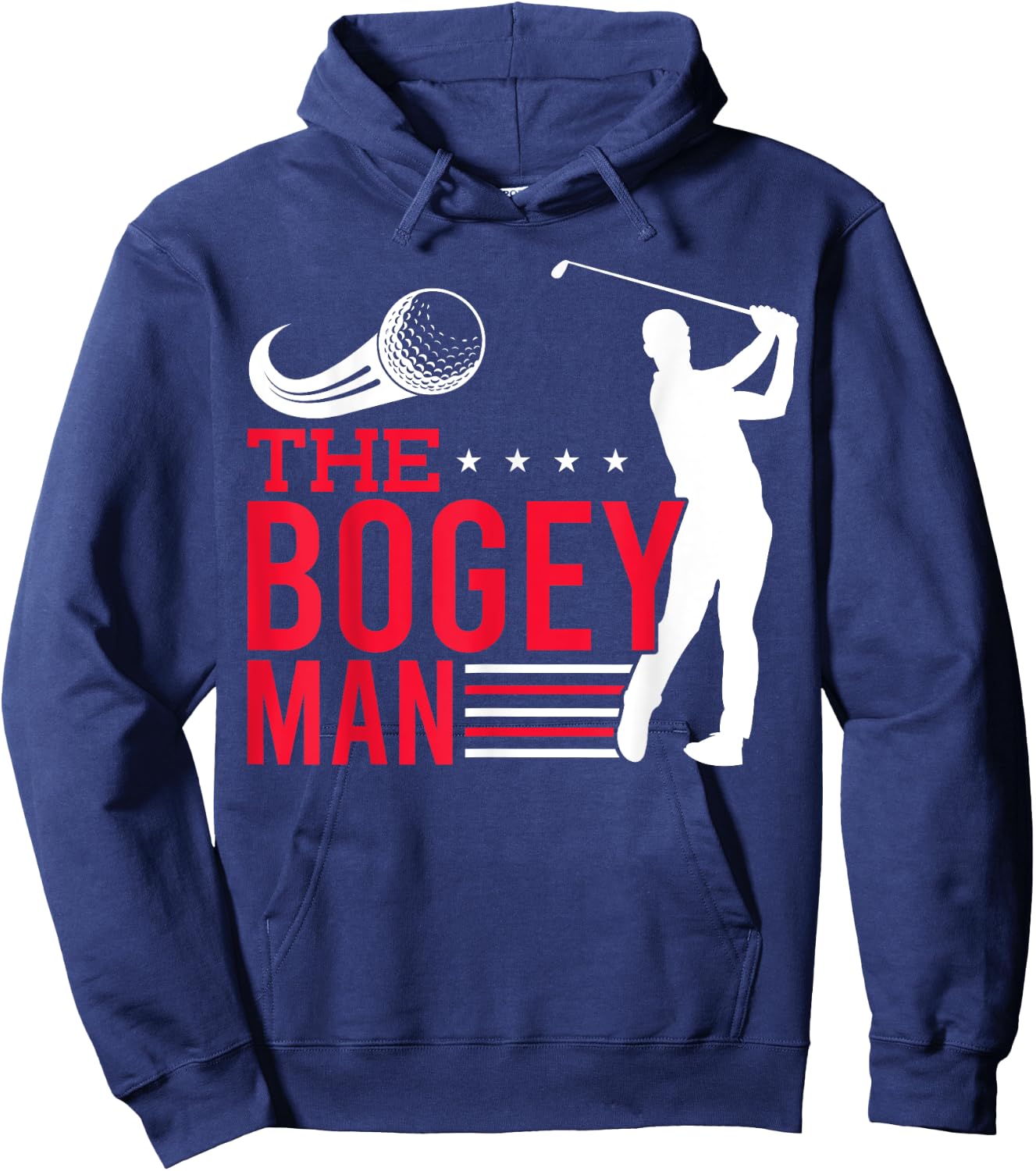 Golfer The Bogey-Man Golf Player Hoodie - Hoodie | Navy