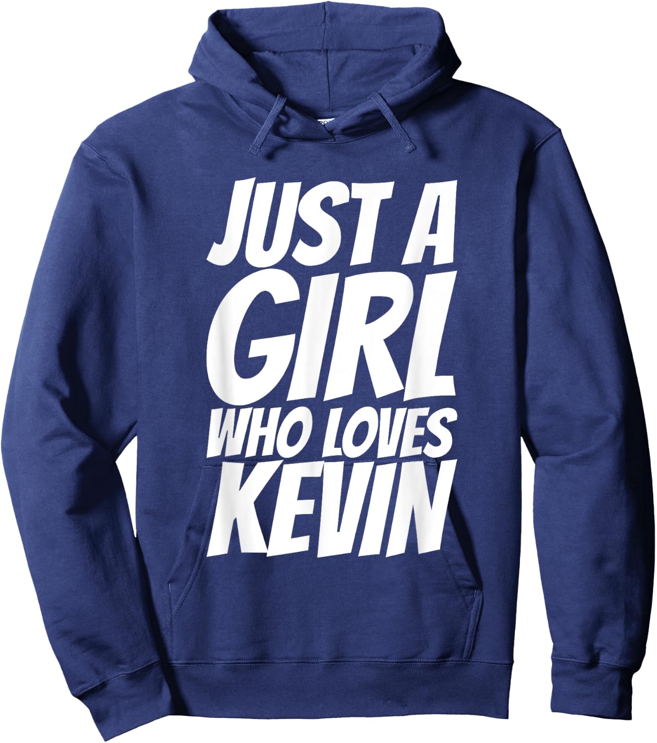 Just A Girl Who Loves Kevin Hoodie - Hoodie | Navy