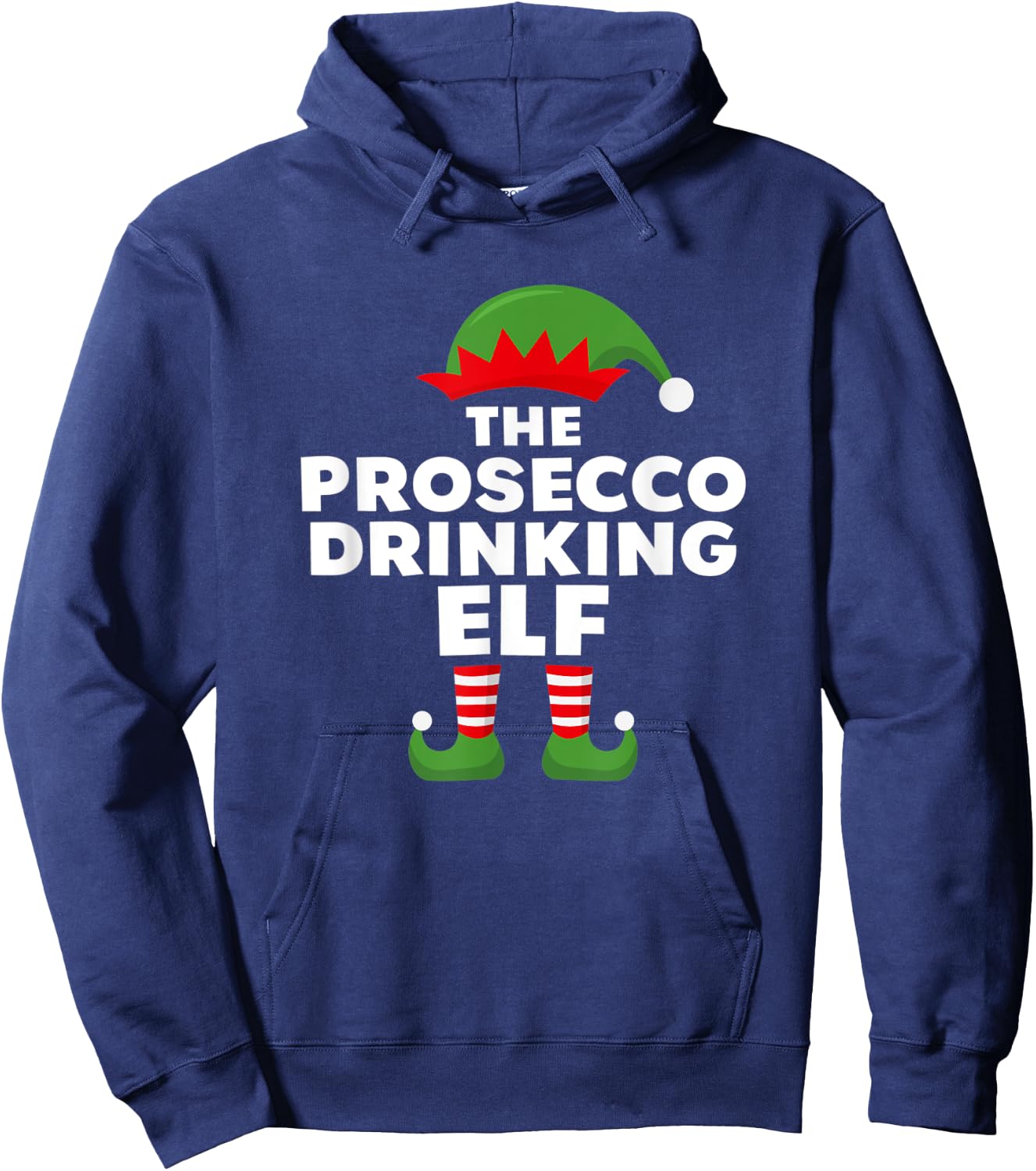 The Prosecco Drinking Elf Hoodie - Hoodie | Navy