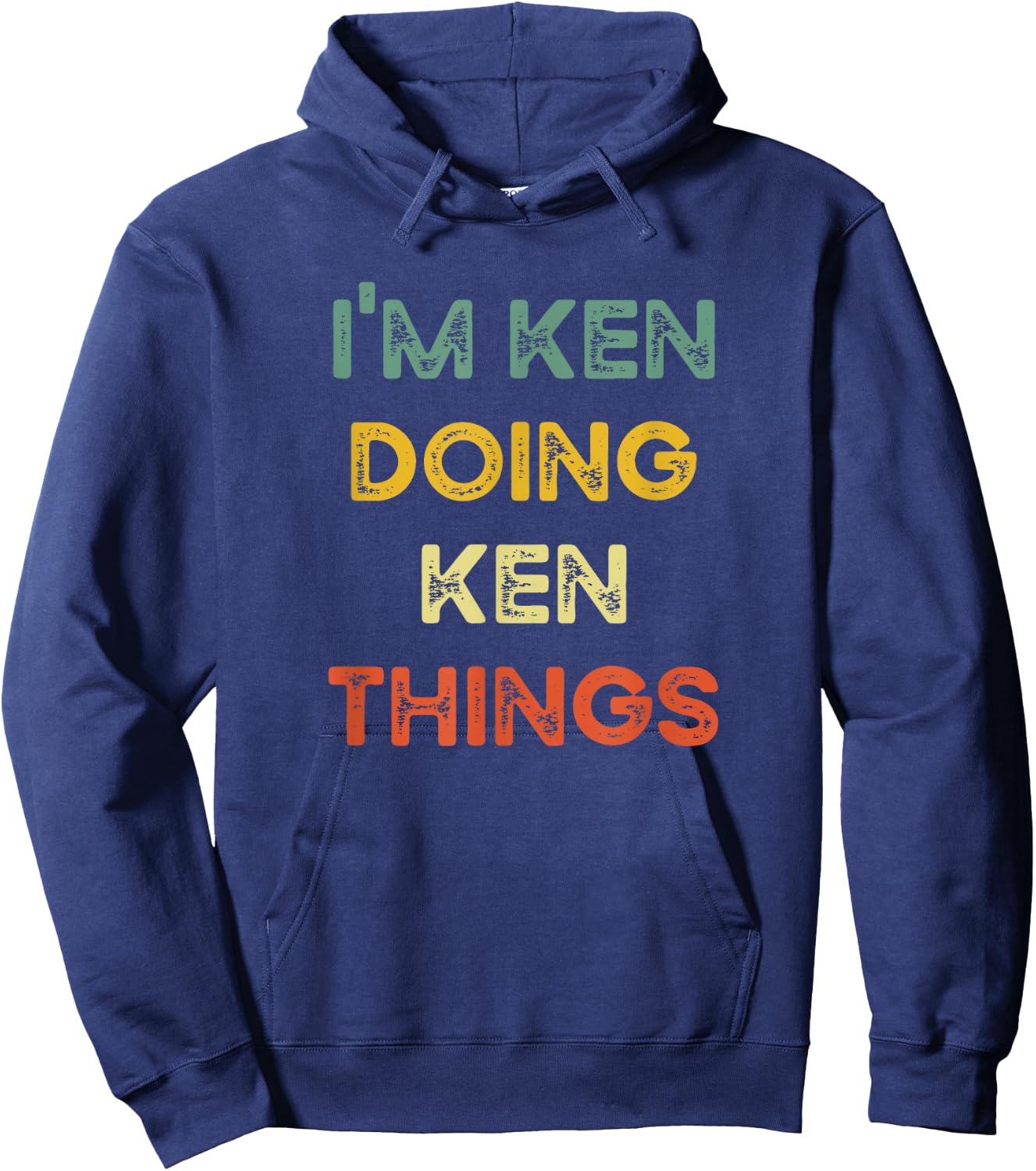 I'm Ken Doing Ken Things Funny Christmas Idea Hoodie - Hoodie | Navy
