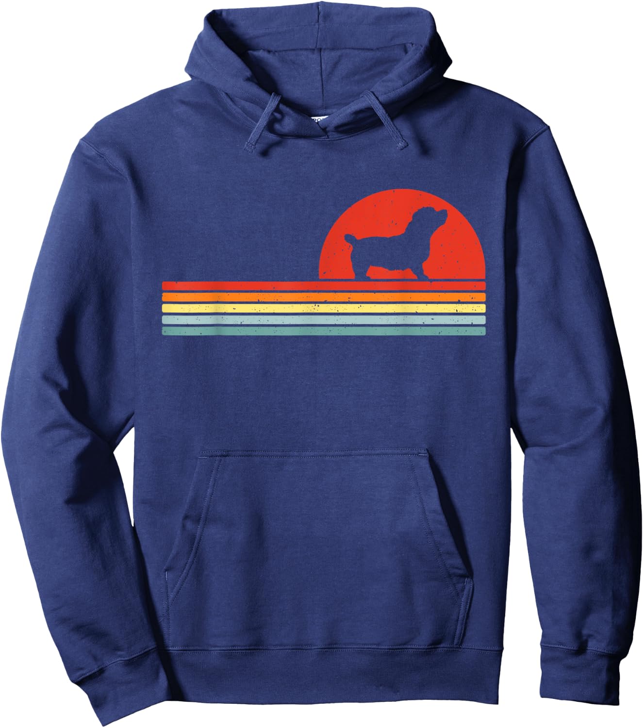 Glen of Imaal Terrier Retro Hoodie - Hoodie | Navy