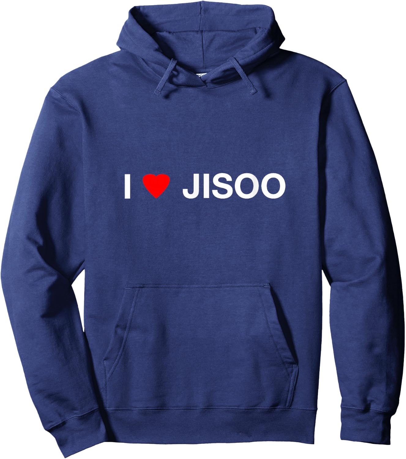 I Heart JISOO Hoodie - Hoodie | Navy