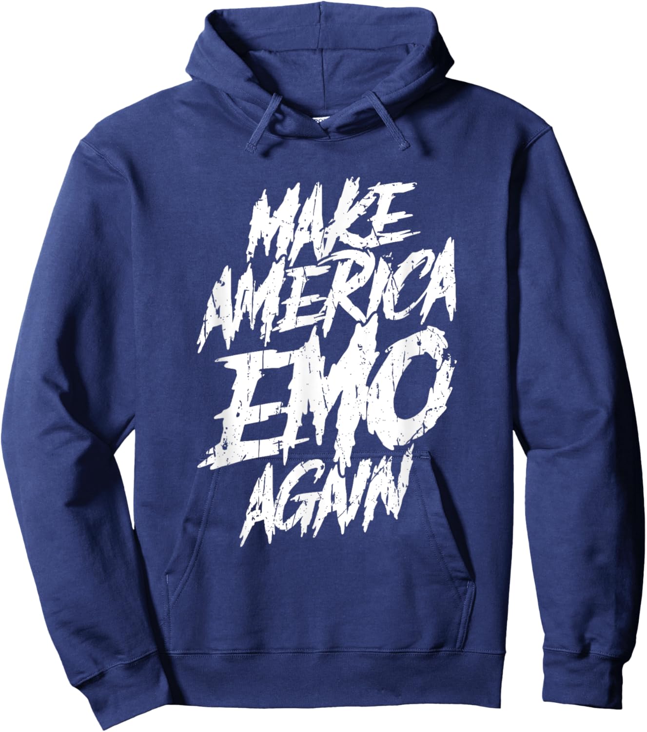 Make America Emo Again - Emo Culture Hoodie - Hoodie | Navy