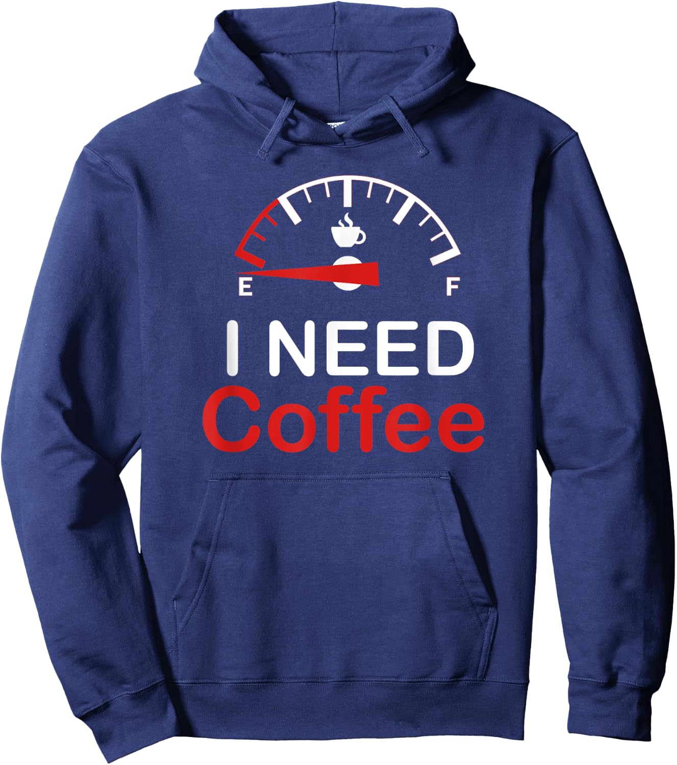 I Need Coffee Hoodie - Hoodie | Navy