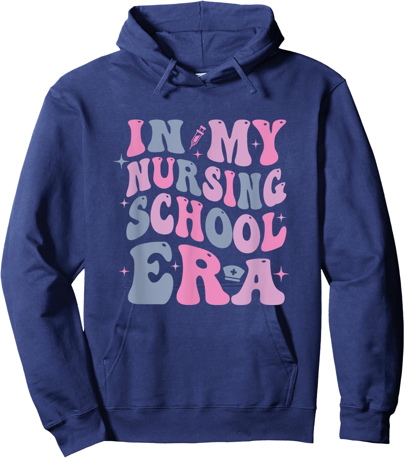 In My Nursing School Era Hoodie - Hoodie | Navy