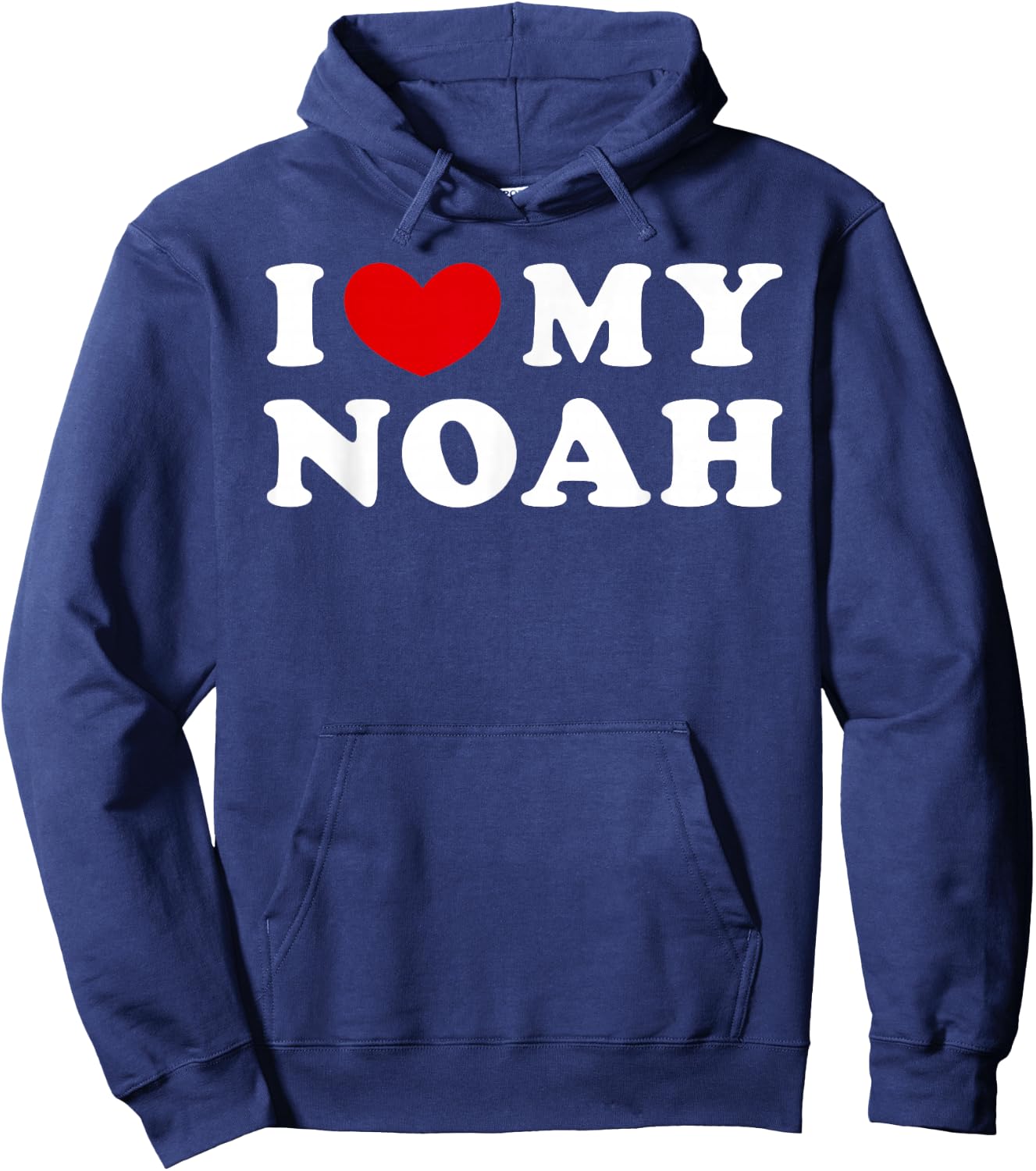 I Love My Noah, I Heart My Noah Hoodie - Hoodie | Navy
