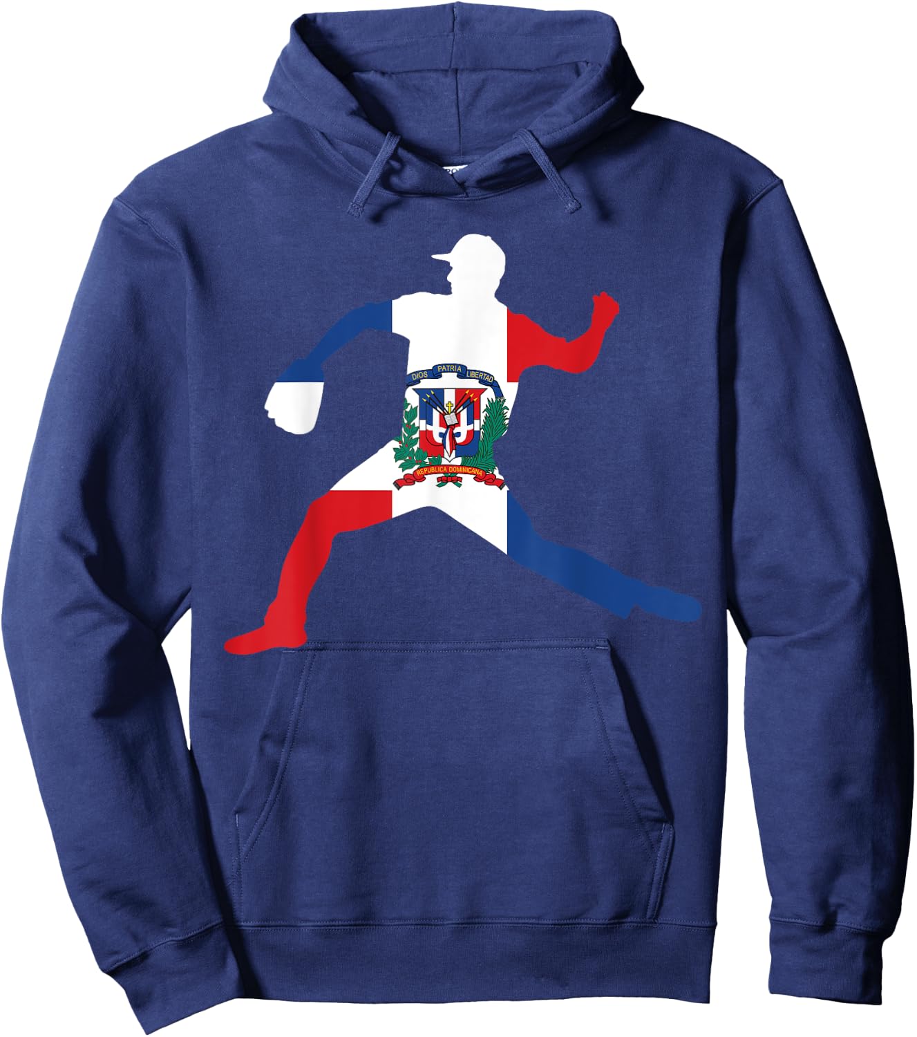 Dominican Flag - Dominican Republic Baseball Hoodie - Hoodie | Navy