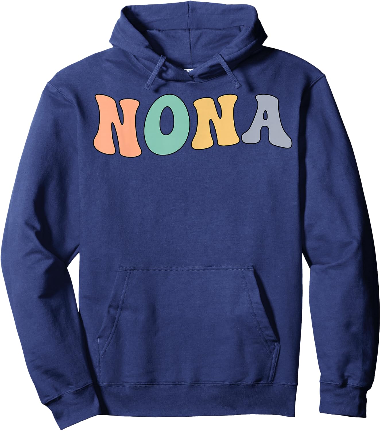 Groovy Nona Grandmother Nona Grandma Hoodie - Hoodie | Navy