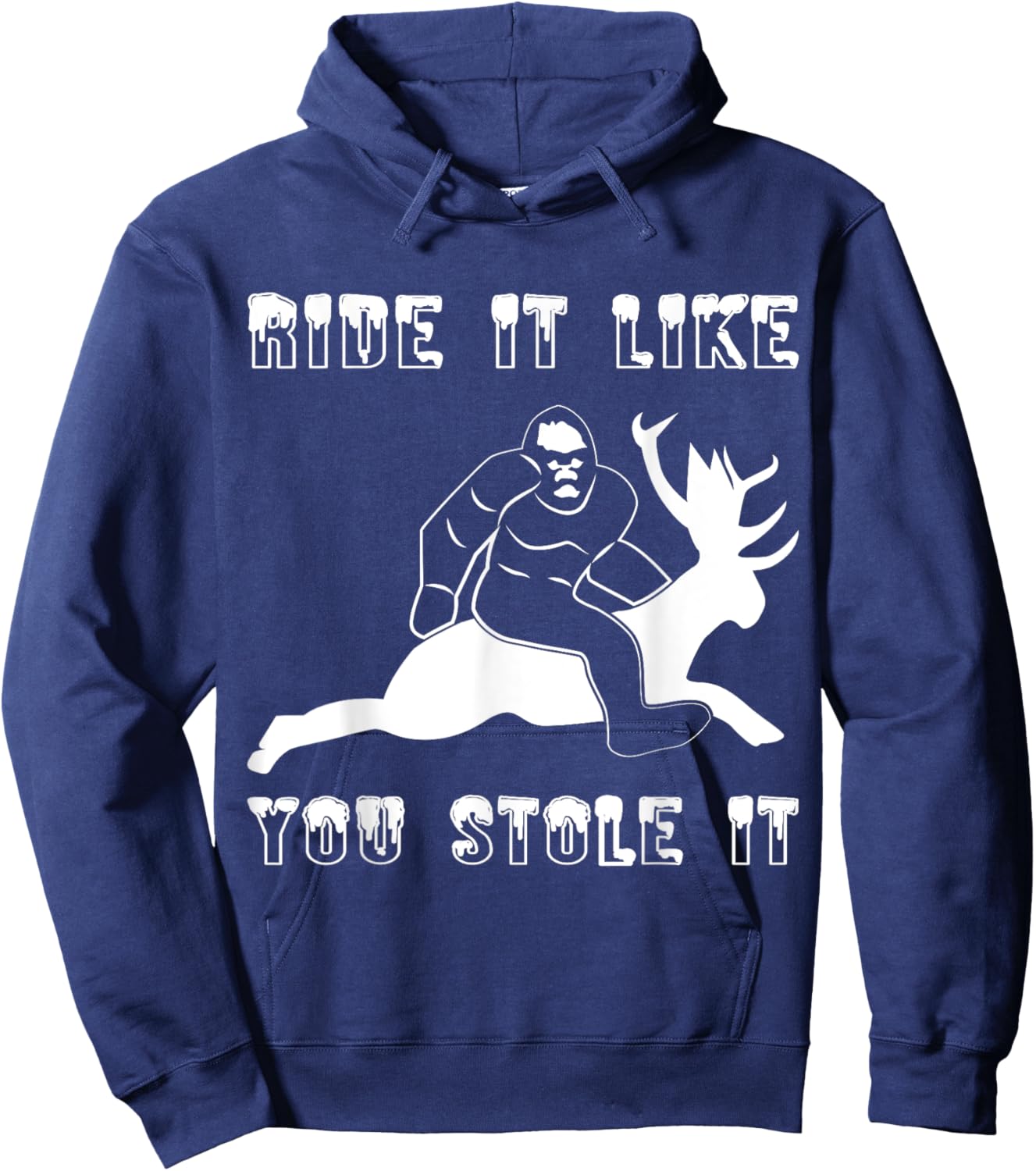 Jackalope Jackrabbit Hoodie - Hoodie | Navy