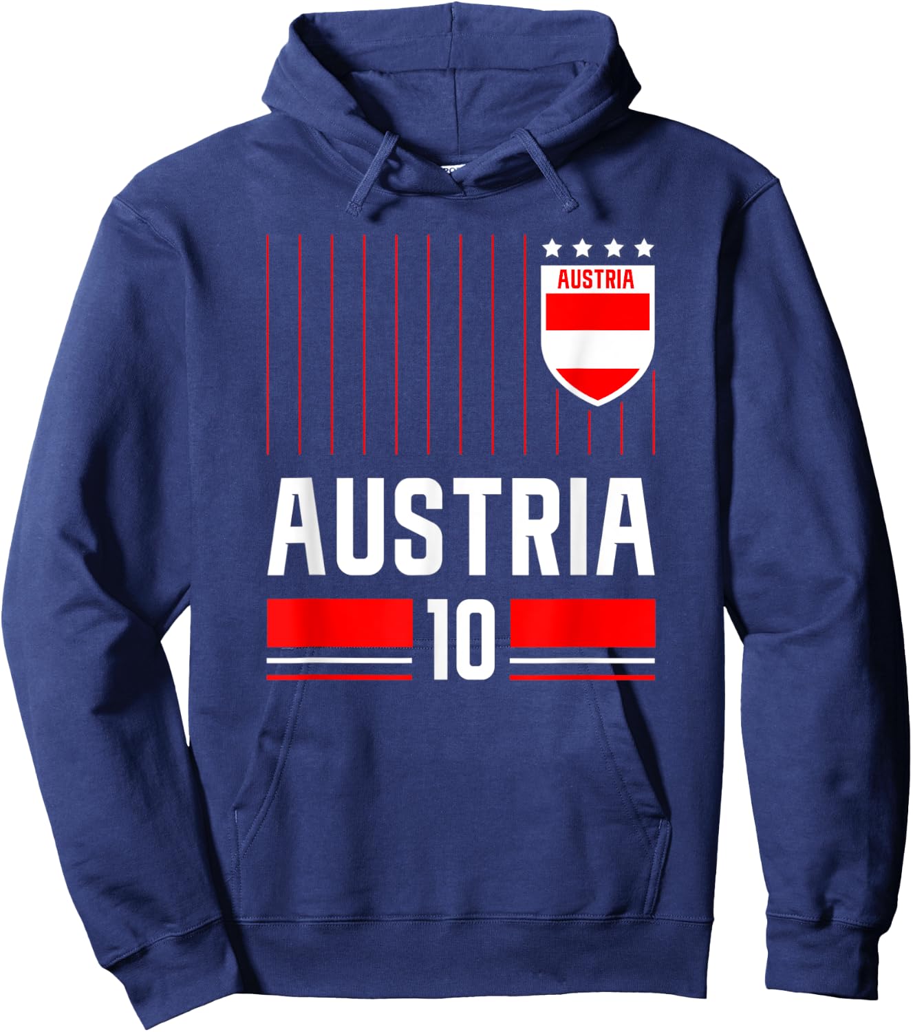 Austria Soccer Jersey 2020-2021 Hoodie - Hoodie | Navy