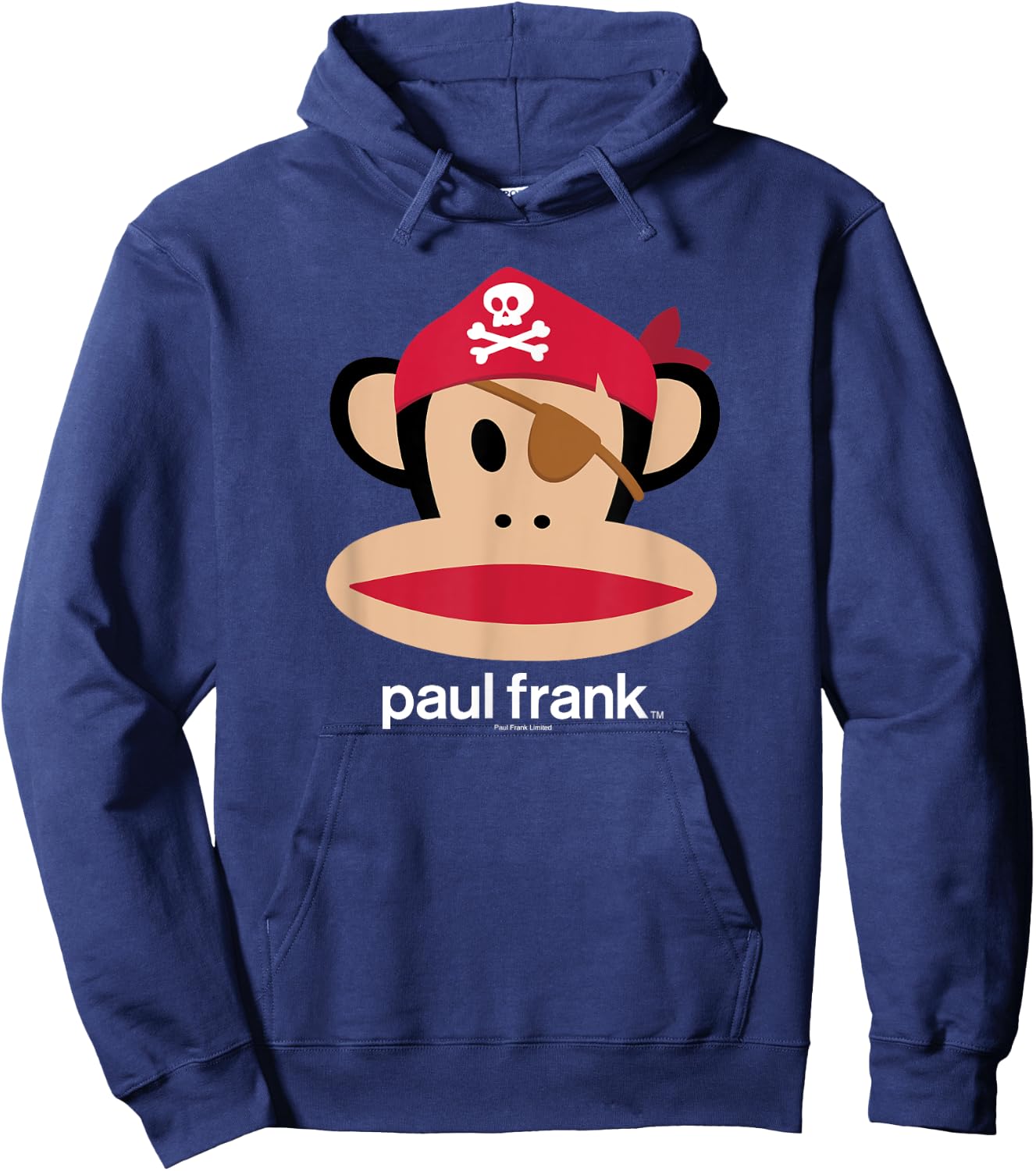 Paul Frank Halloween Julius Pirate Monkey Logo Hoodie - Hoodie | Navy