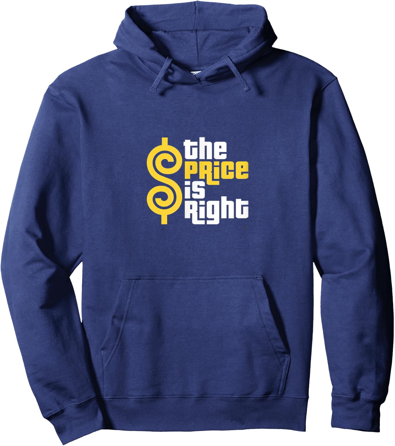 The Price is Right Yellow and White Logo Hoodie - Hoodie | Navy