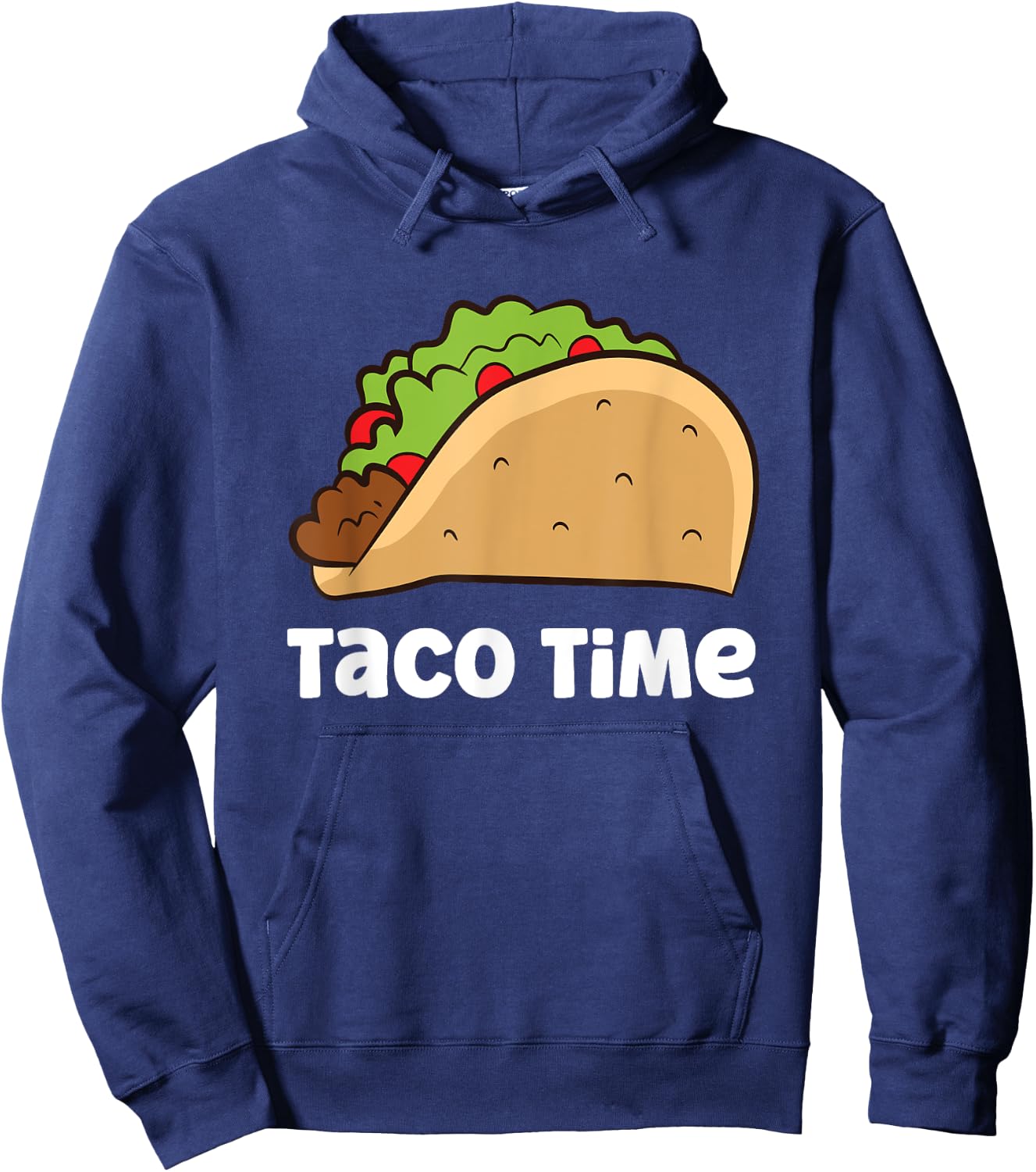 Funny Taco Tuesday It's Taco Time Hoodie - Hoodie | Navy
