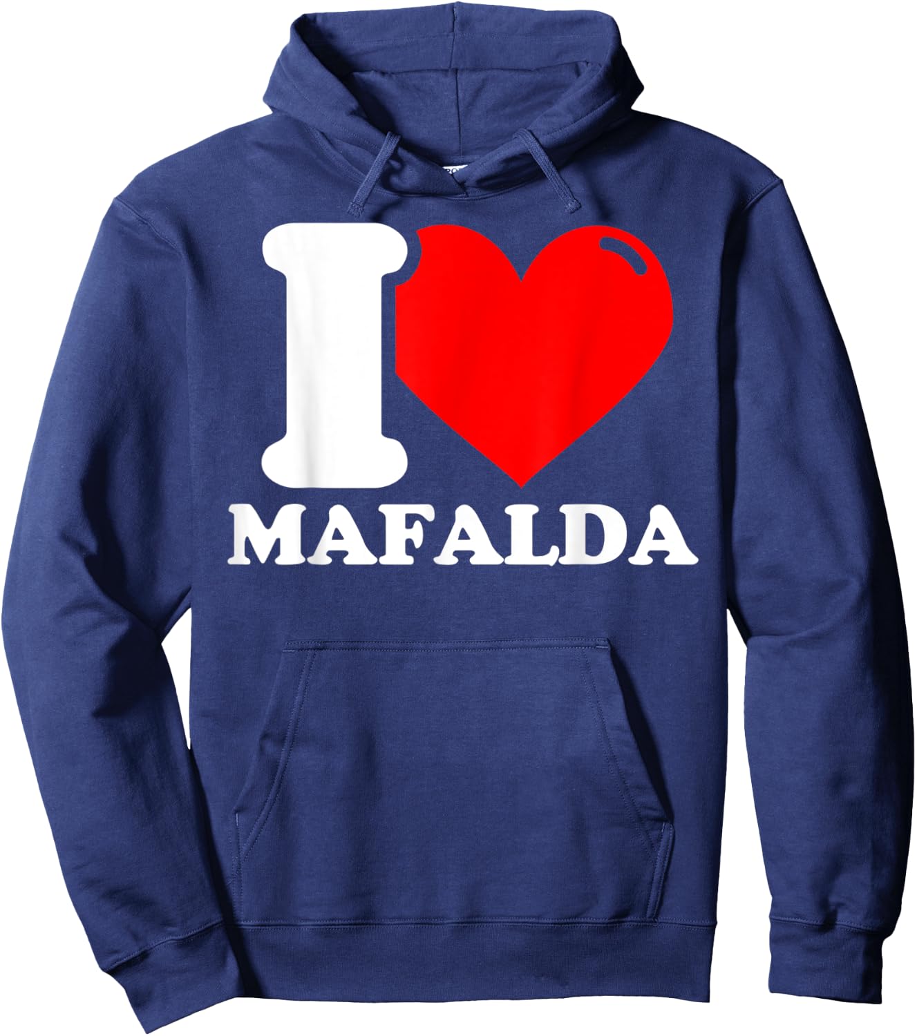 I love Mafalda Hoodie - Hoodie | Navy