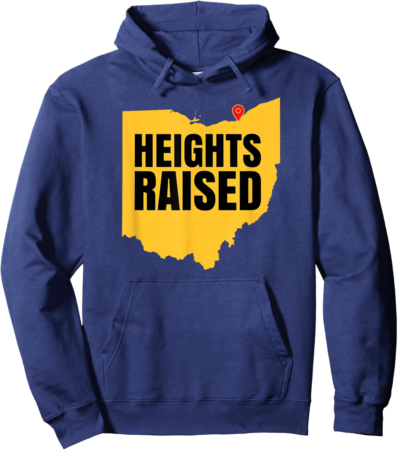 Heights Raised - The Cleveland Heights 2023 Hoodie - Hoodie | Navy