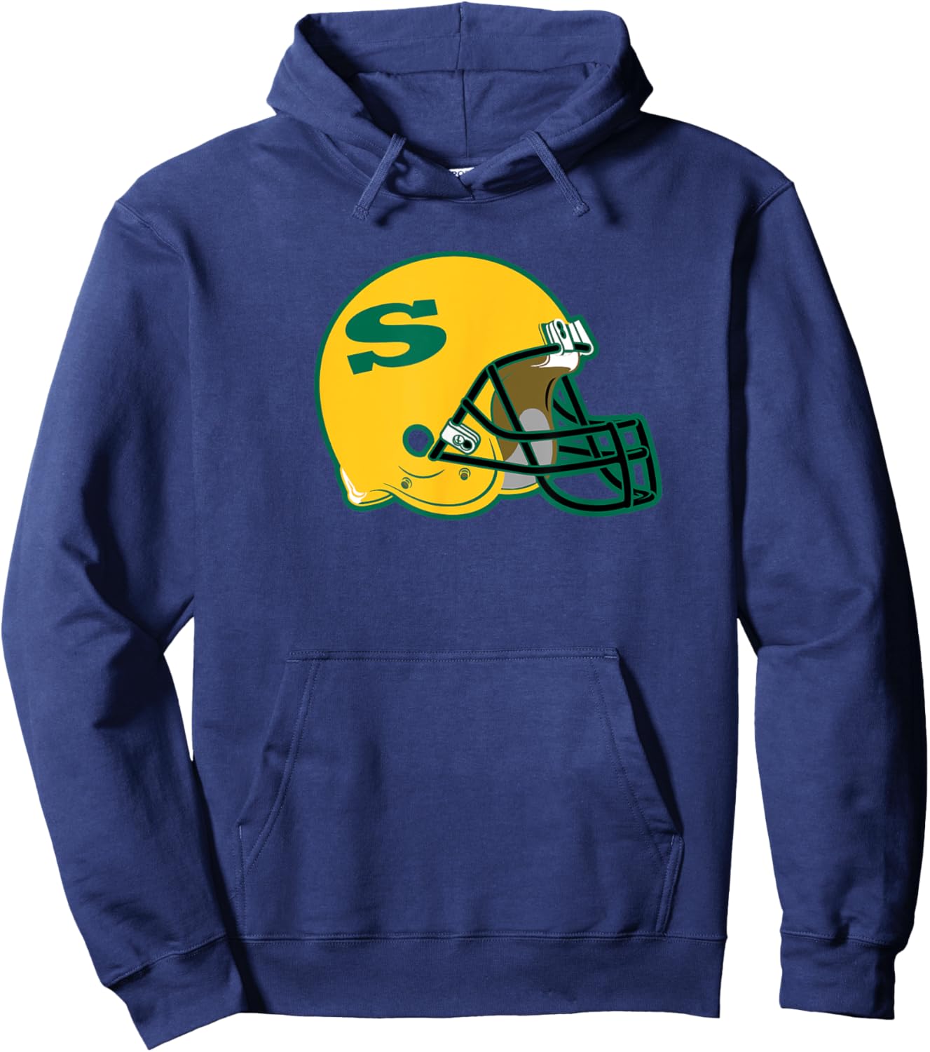 Siena College Throwback Football Helmet Vintage Hoodie - Hoodie | Navy