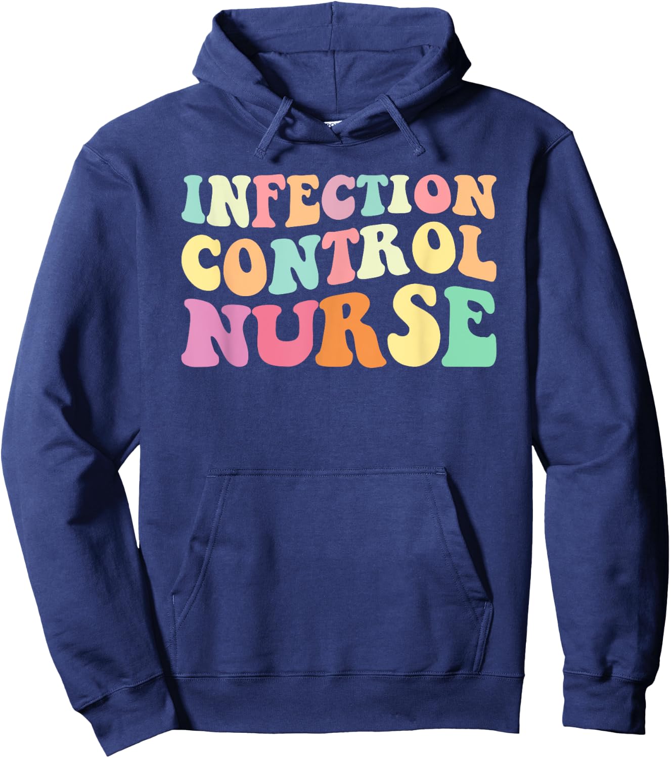 ICN Nurse Infection Control Nurse Nurses Day Hoodie - Hoodie | Navy