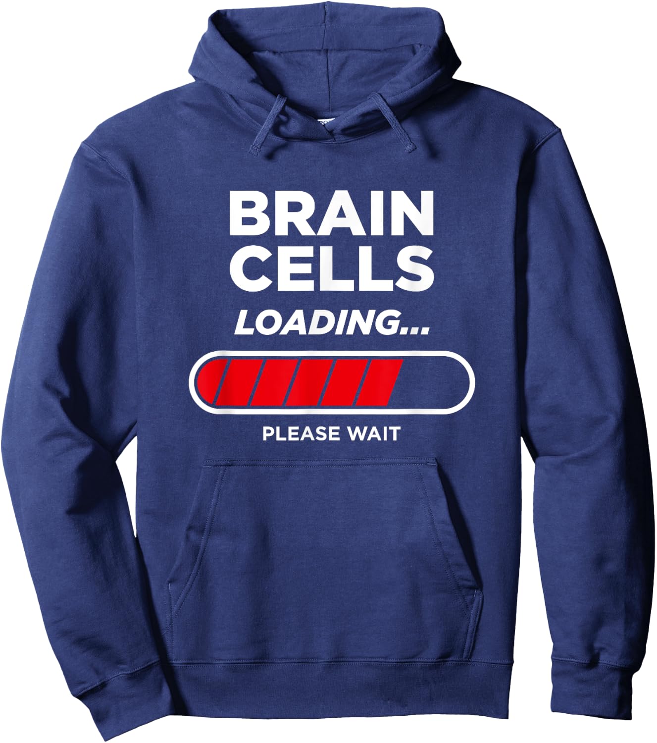 Brain Cells Loading Hoodie - Hoodie | Navy