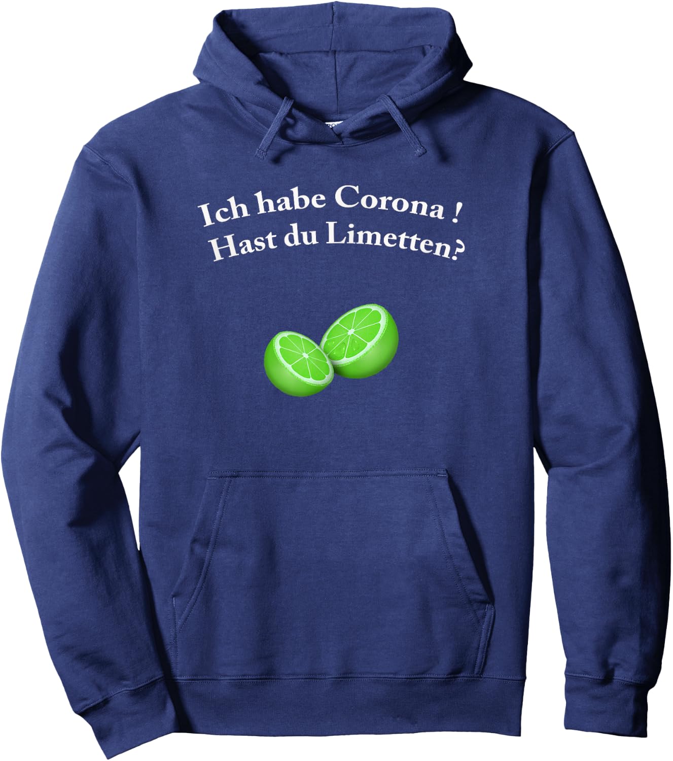 Corona Lime Hoodie - Hoodie | Navy