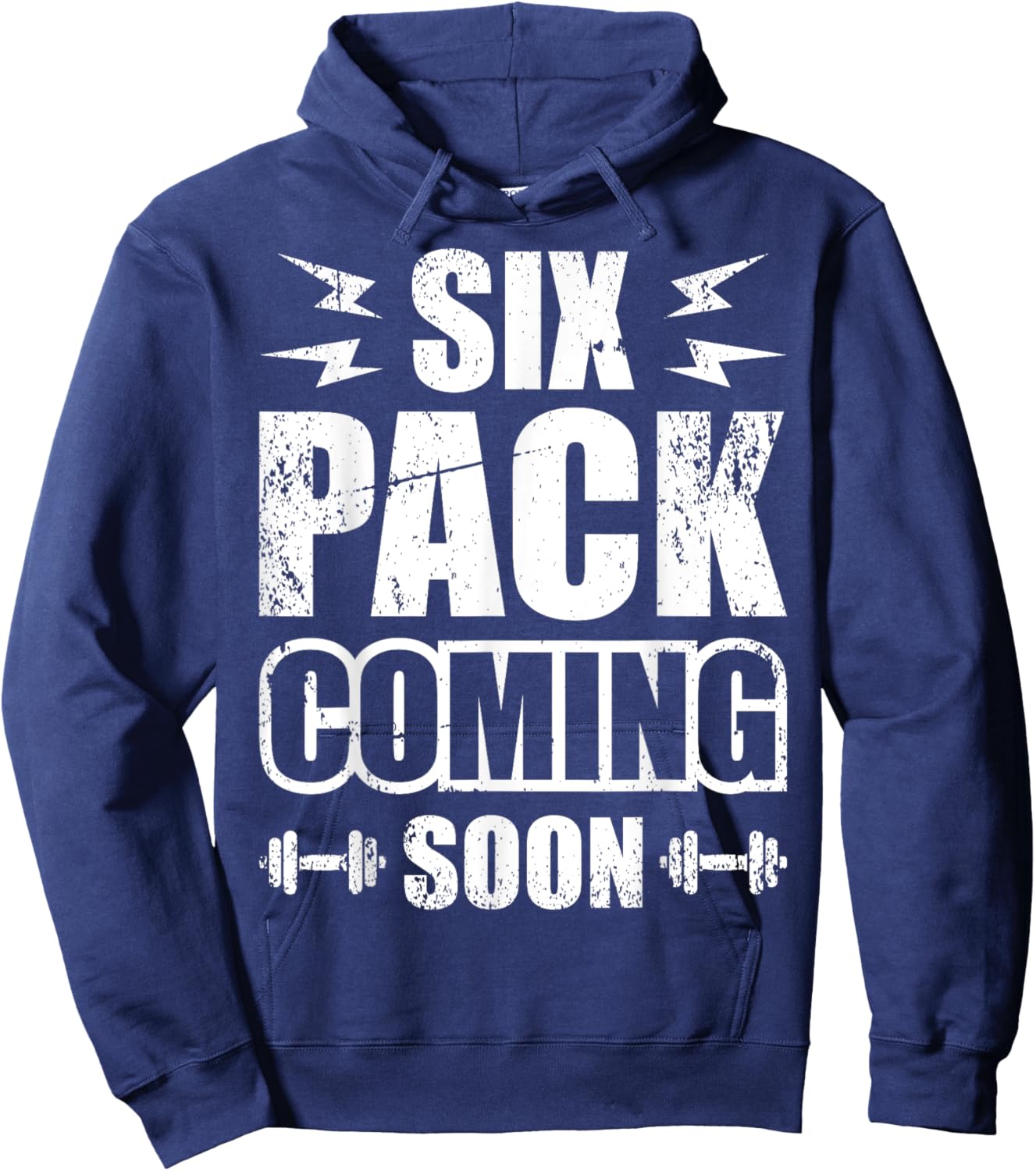 Six Pack Coming Soon Hoodie - Hoodie | Navy