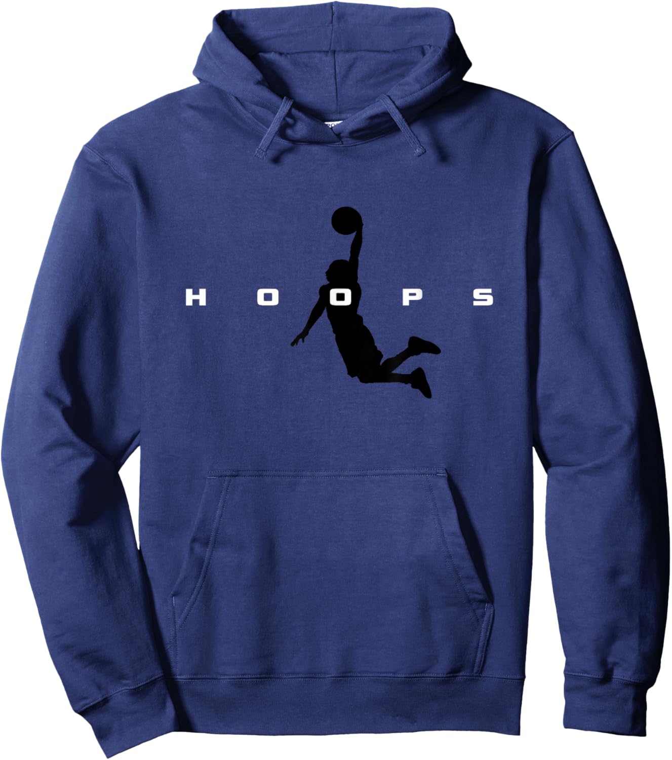 Hoops Basketball Apparel - Basketball Hoodie - Hoodie | Navy