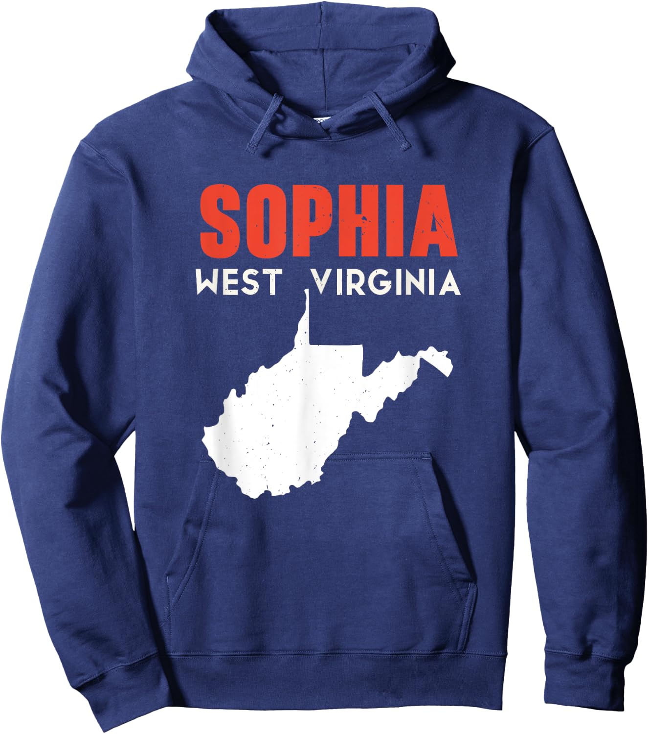 Sophia West Virginia USA State America Travel Hoodie - Hoodie | Navy