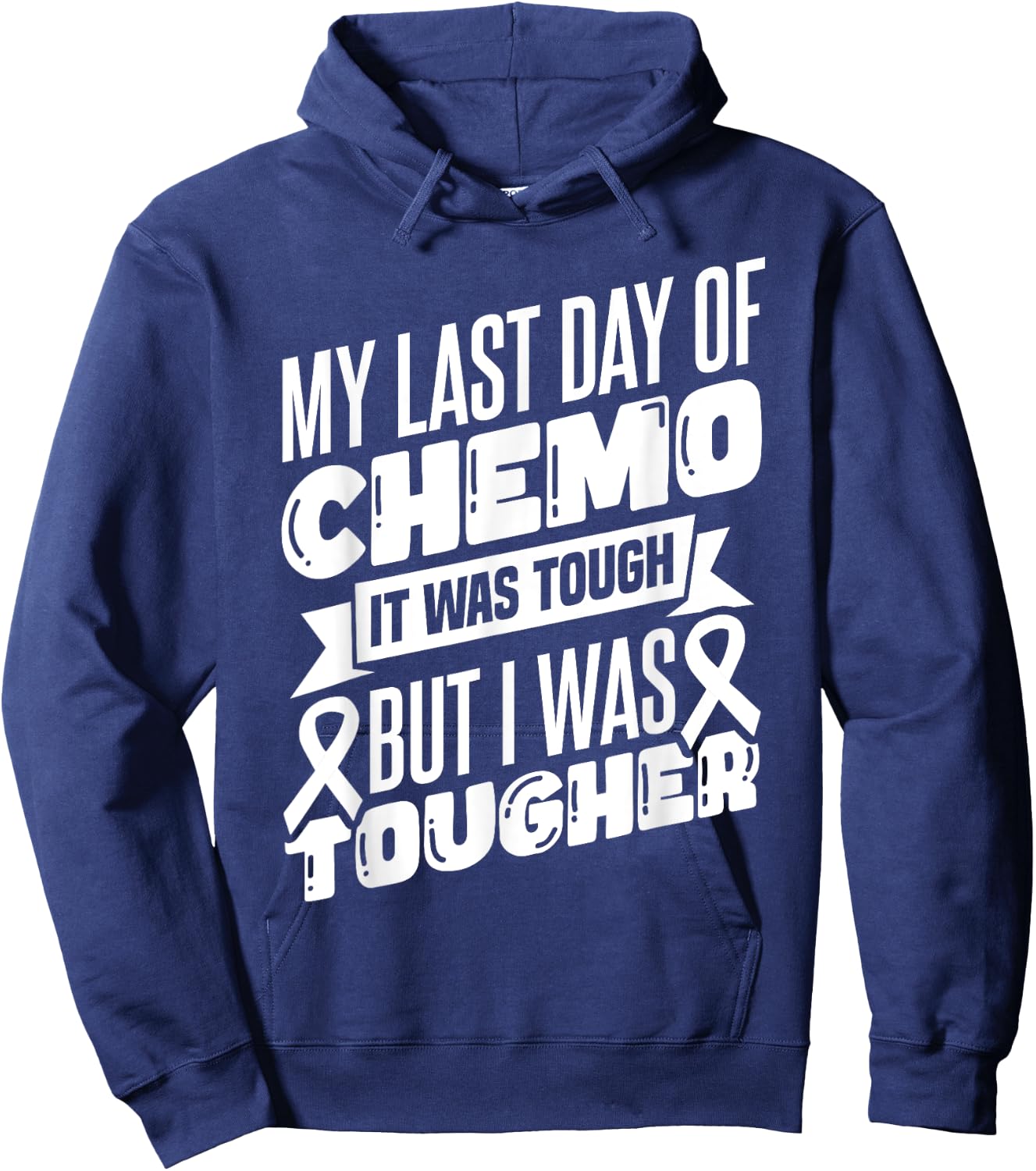 Warrior Chemotherapy Chemo Chemo Patient Hoodie - Hoodie | Navy