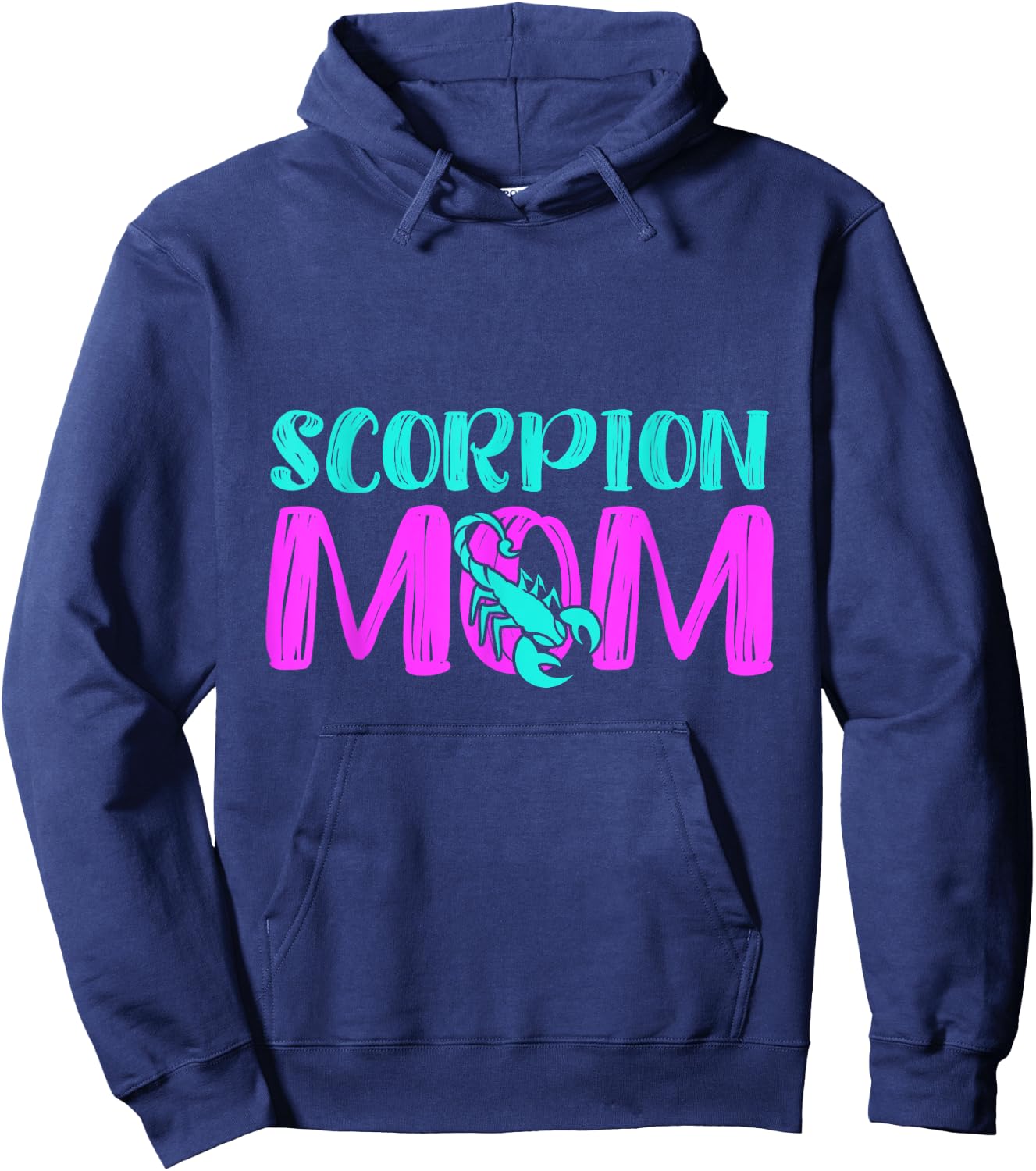 Scorpion Mom Hoodie - Hoodie | Navy